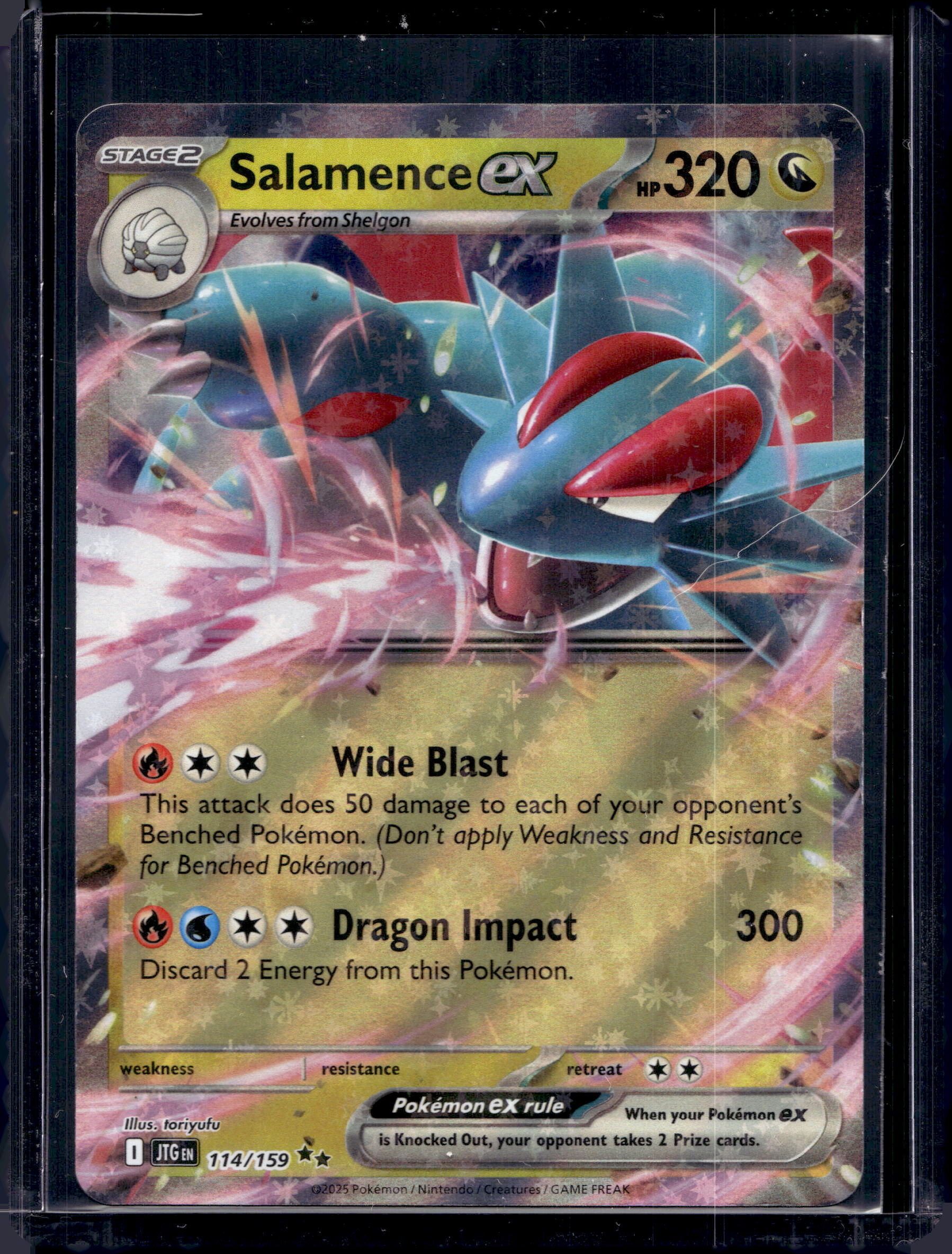 Salamence ex 114/159 Raw RookieLegends