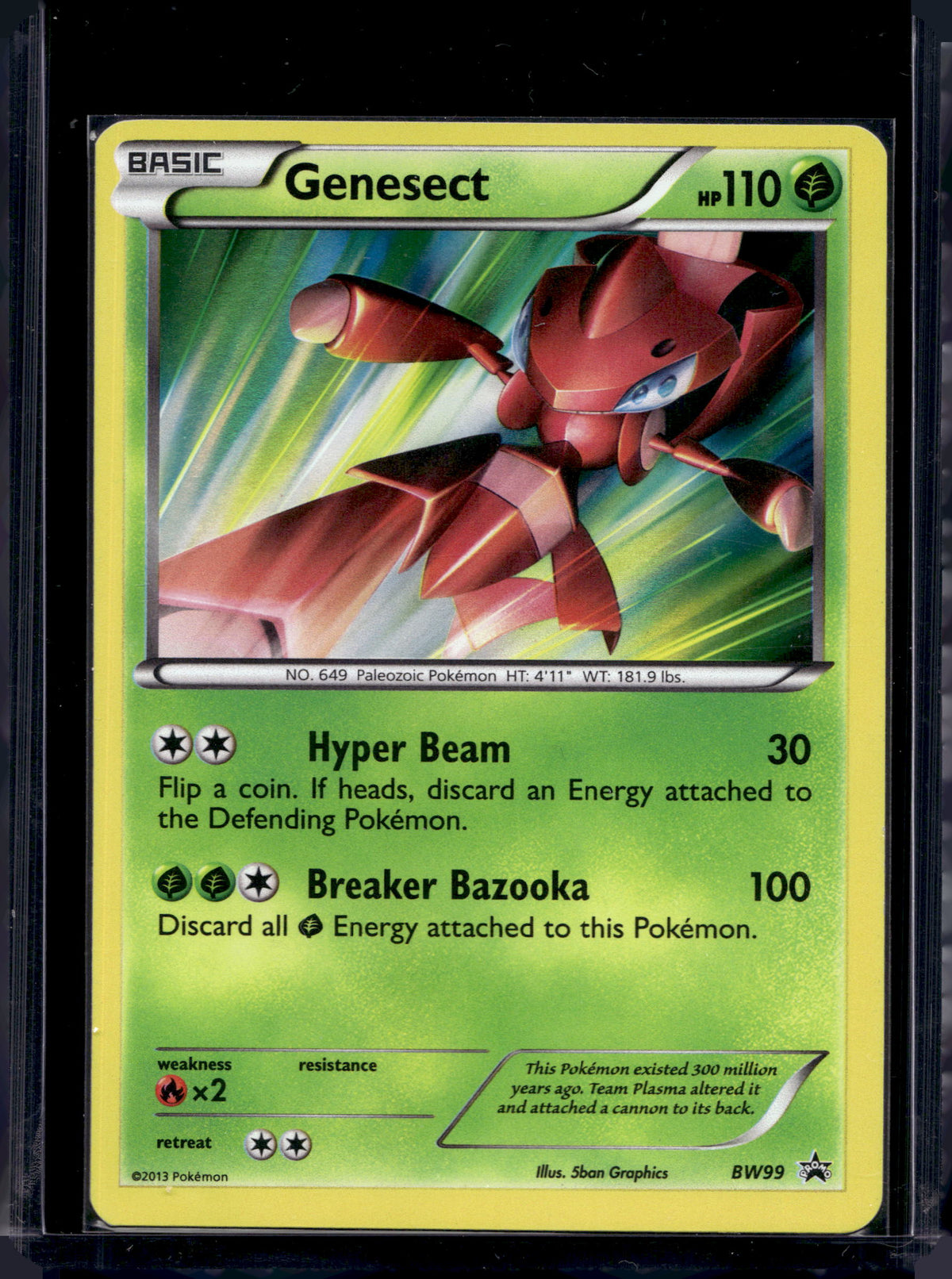 Genesect - Holofoil - BW99 Raw
