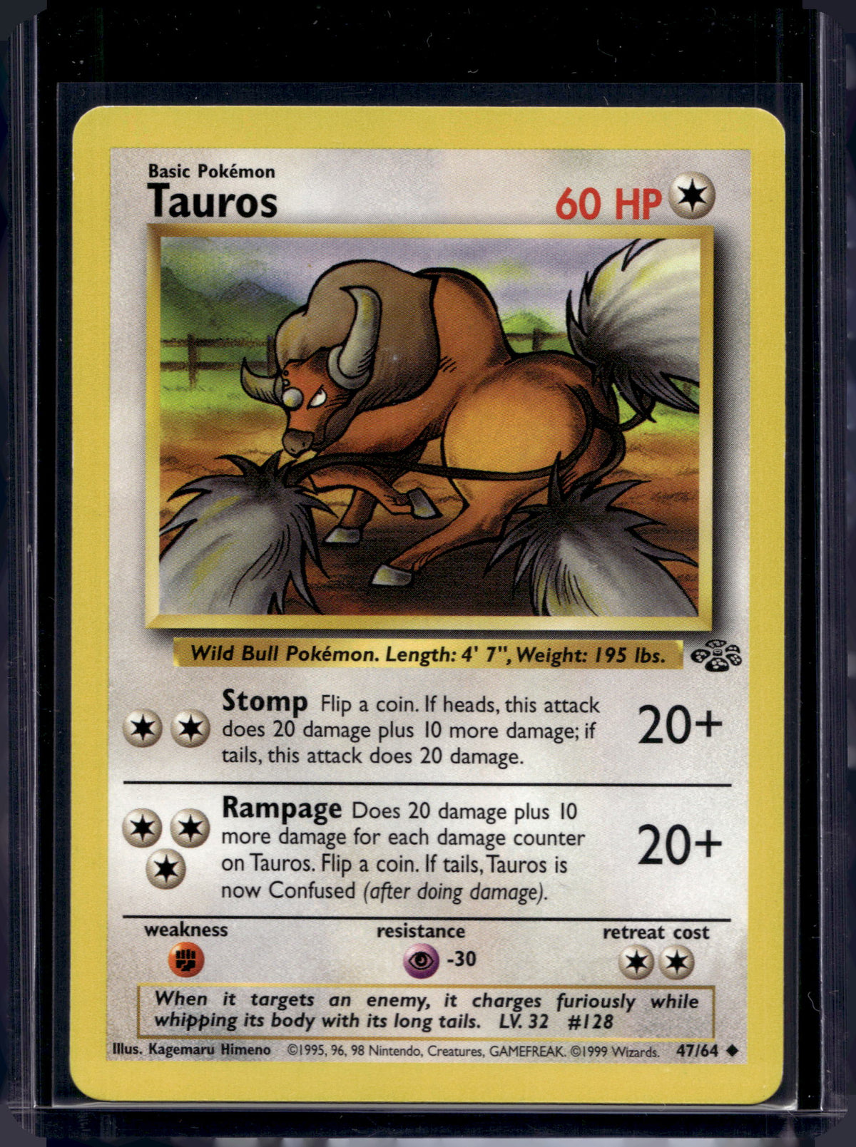 Tauros (Jungle - Unlimited) 47/64 Raw