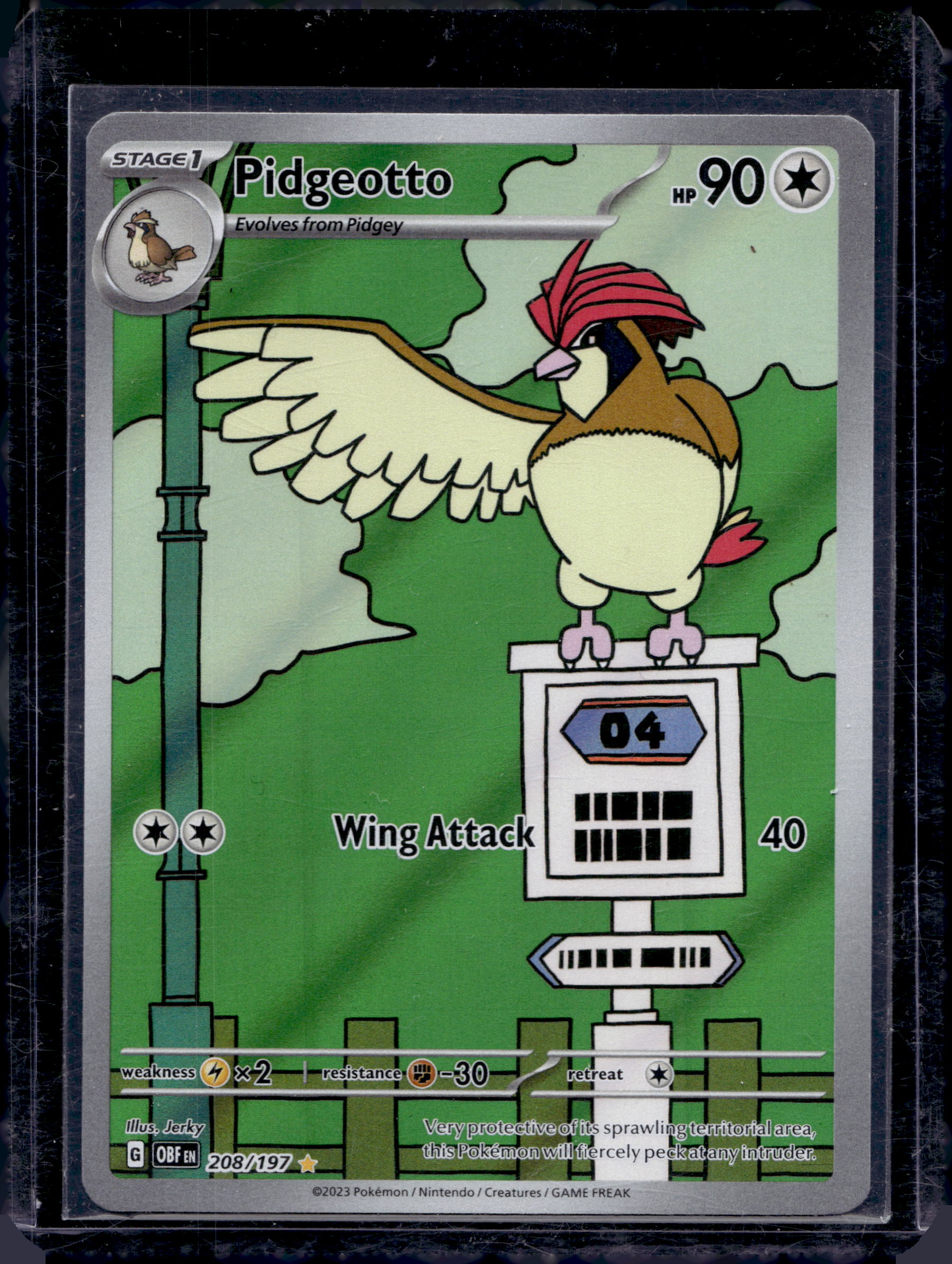 Pidgeotto 208/197 Raw RookieLegends