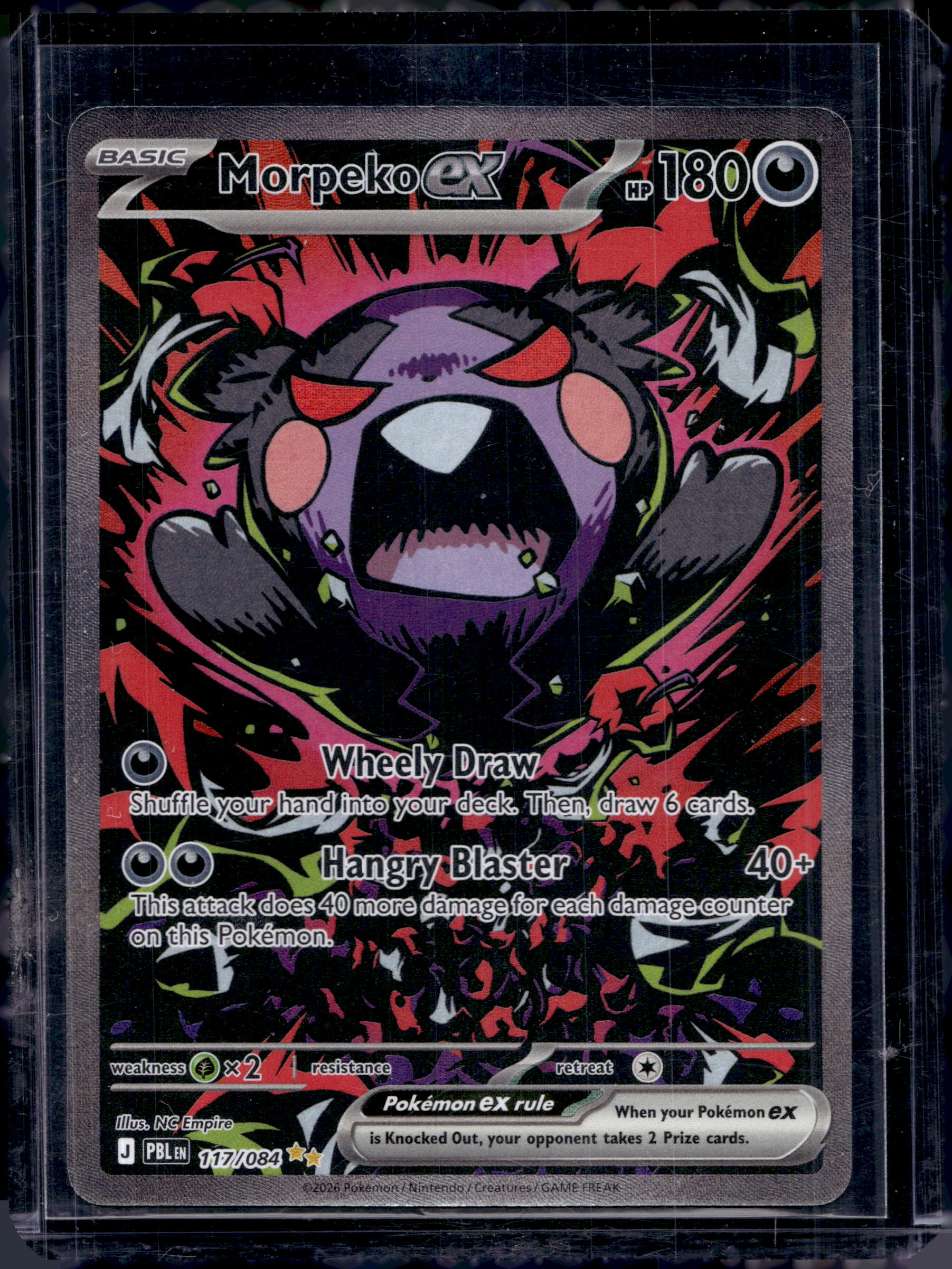 Morpeko ex 117/084 Raw RookieLegends