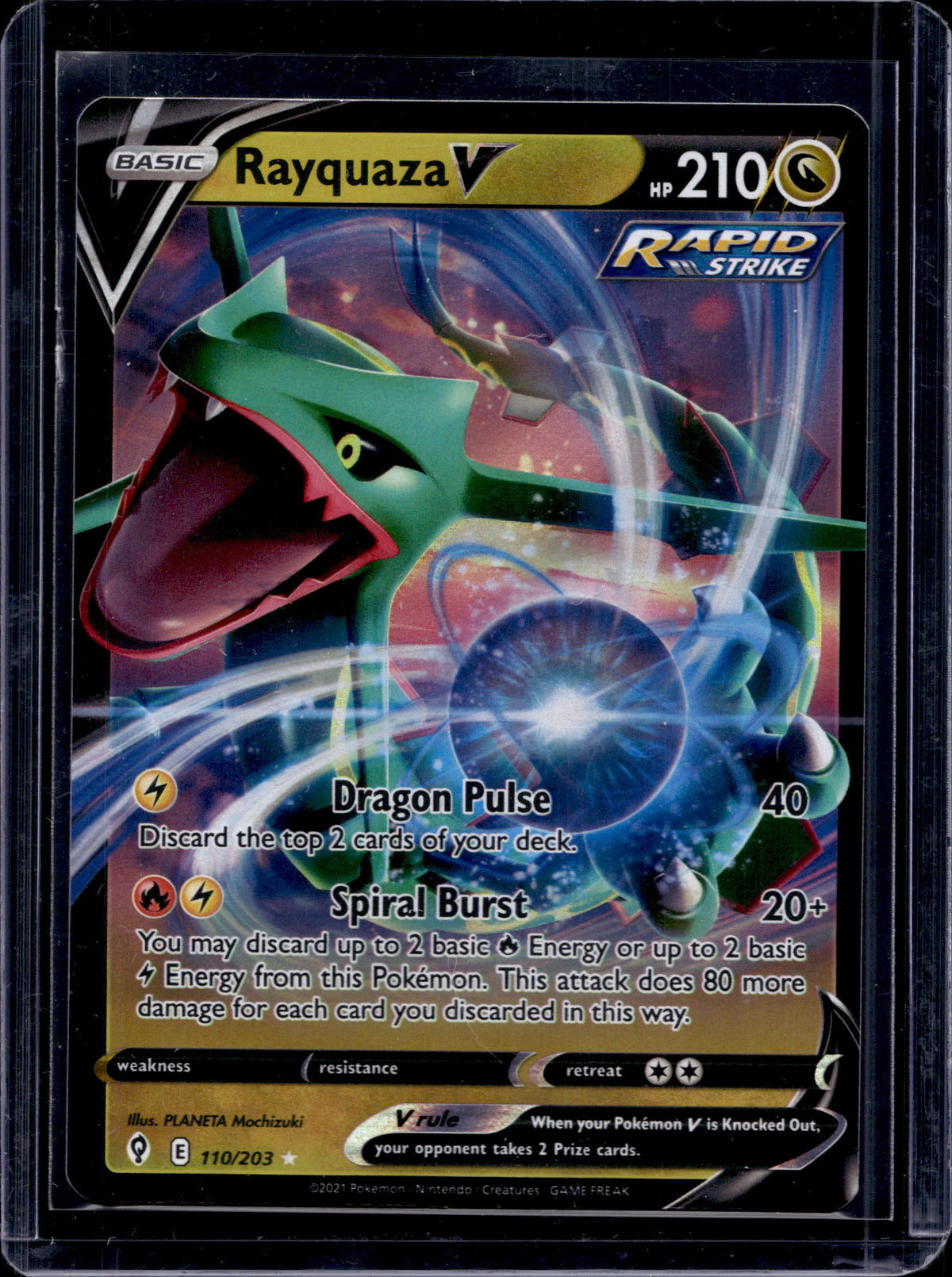 Rayquaza V 110/203 Raw