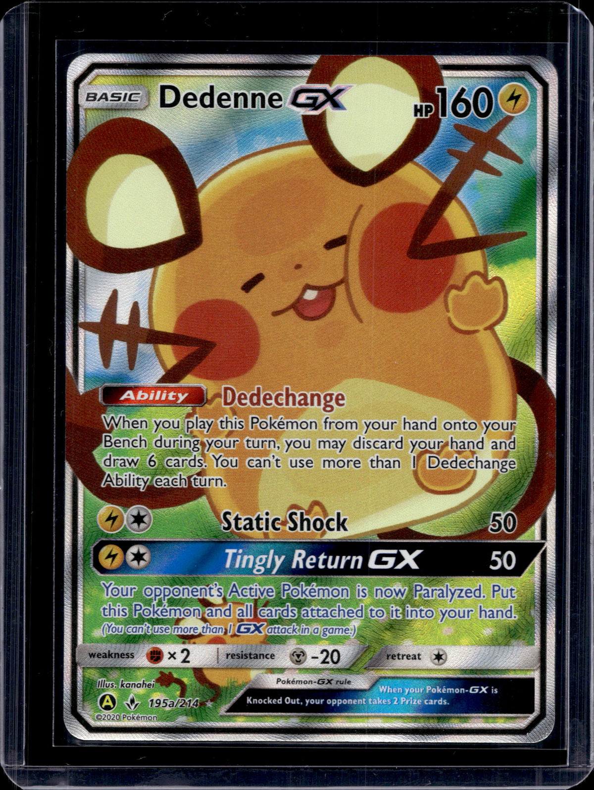 Dedenne GX 195a/214 Raw RookieLegends