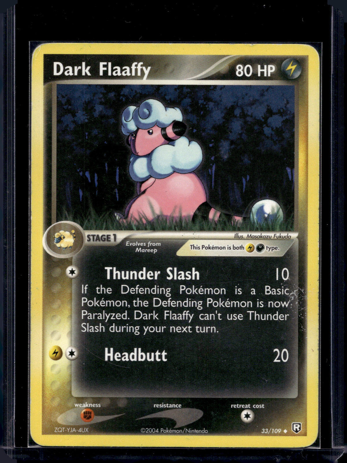 Dark Flaaffy 33/109 Raw