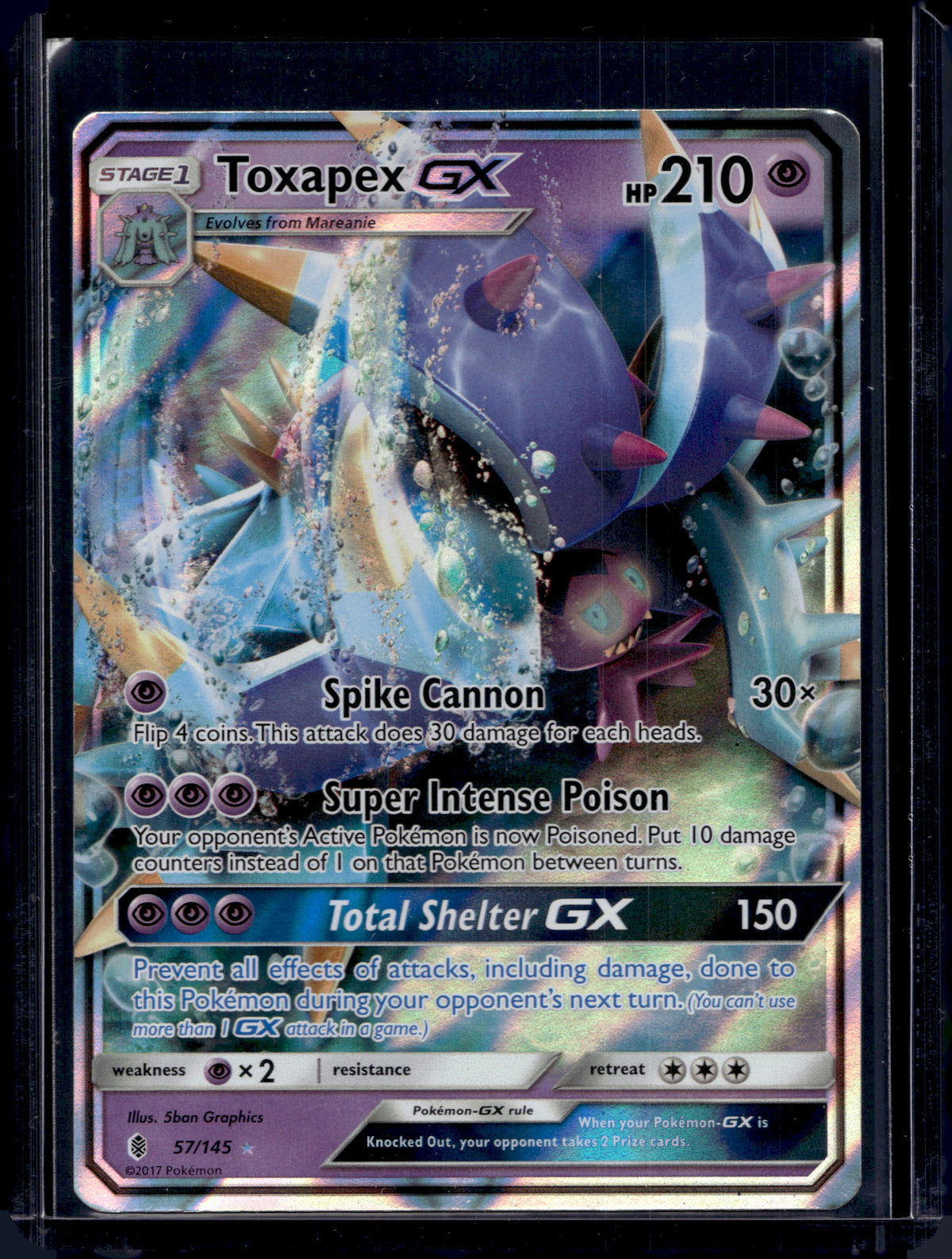 Toxapex GX 57/145 Raw RookieLegends