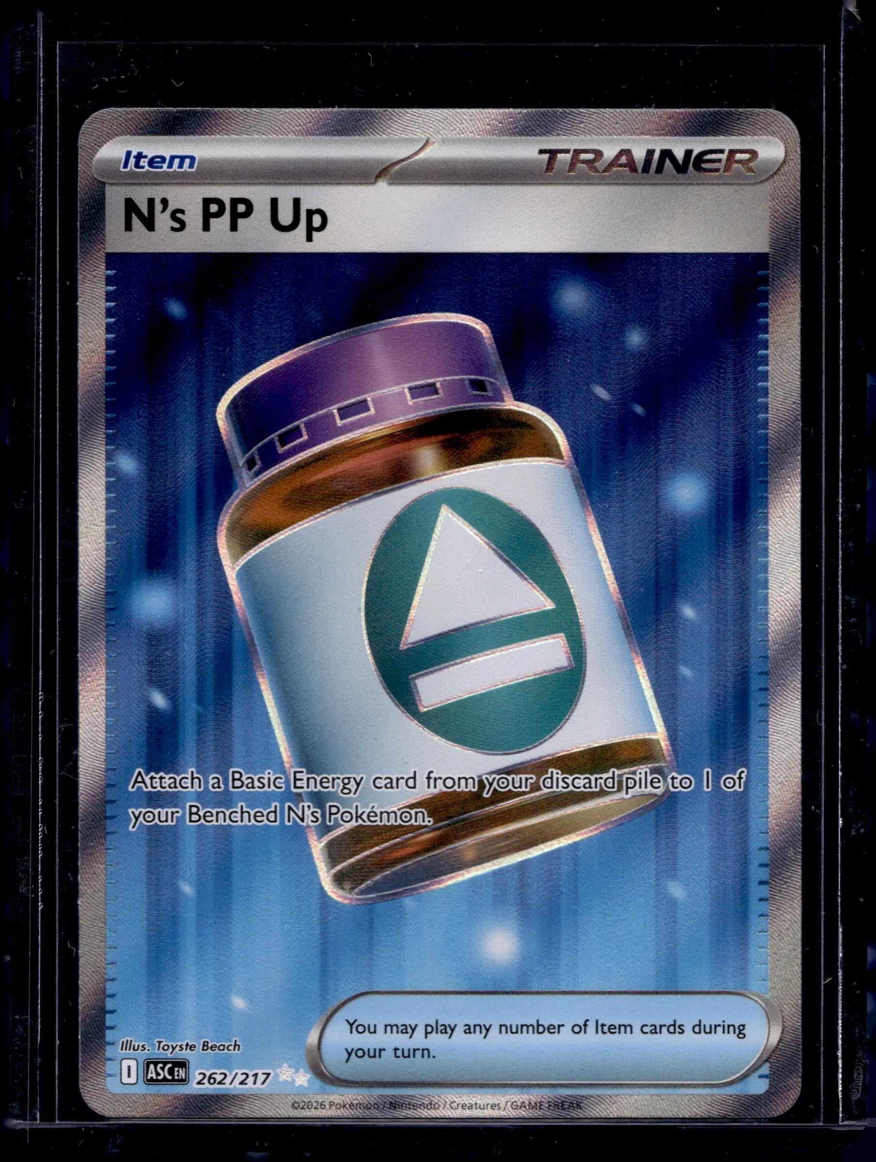 N's PP Up 262/217 Raw RookieLegends
