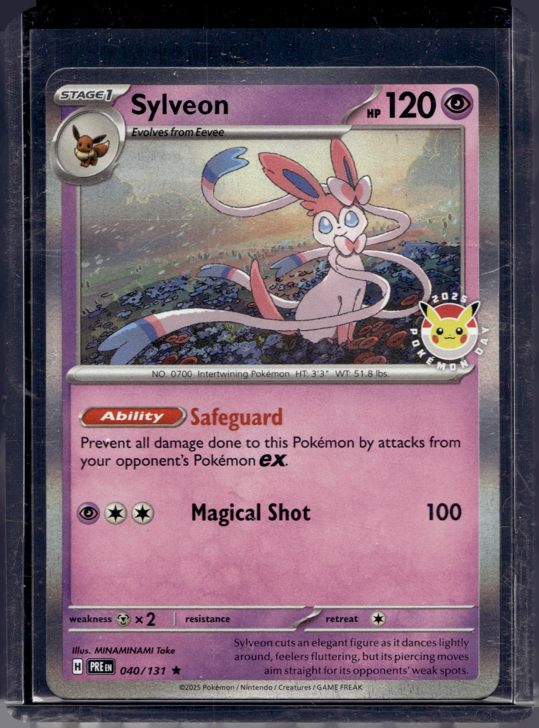 Sylveon - Pokemon Day Stamped 040/131 Raw RookieLegends