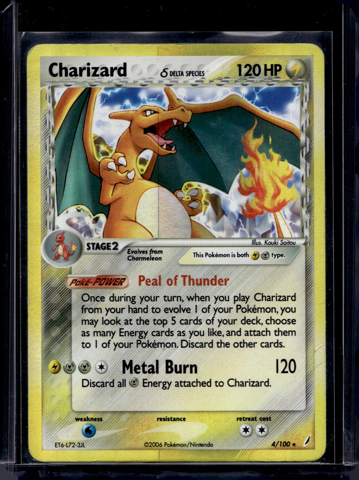 Charizard (Delta Species) - Holofoil - 4/100 Raw