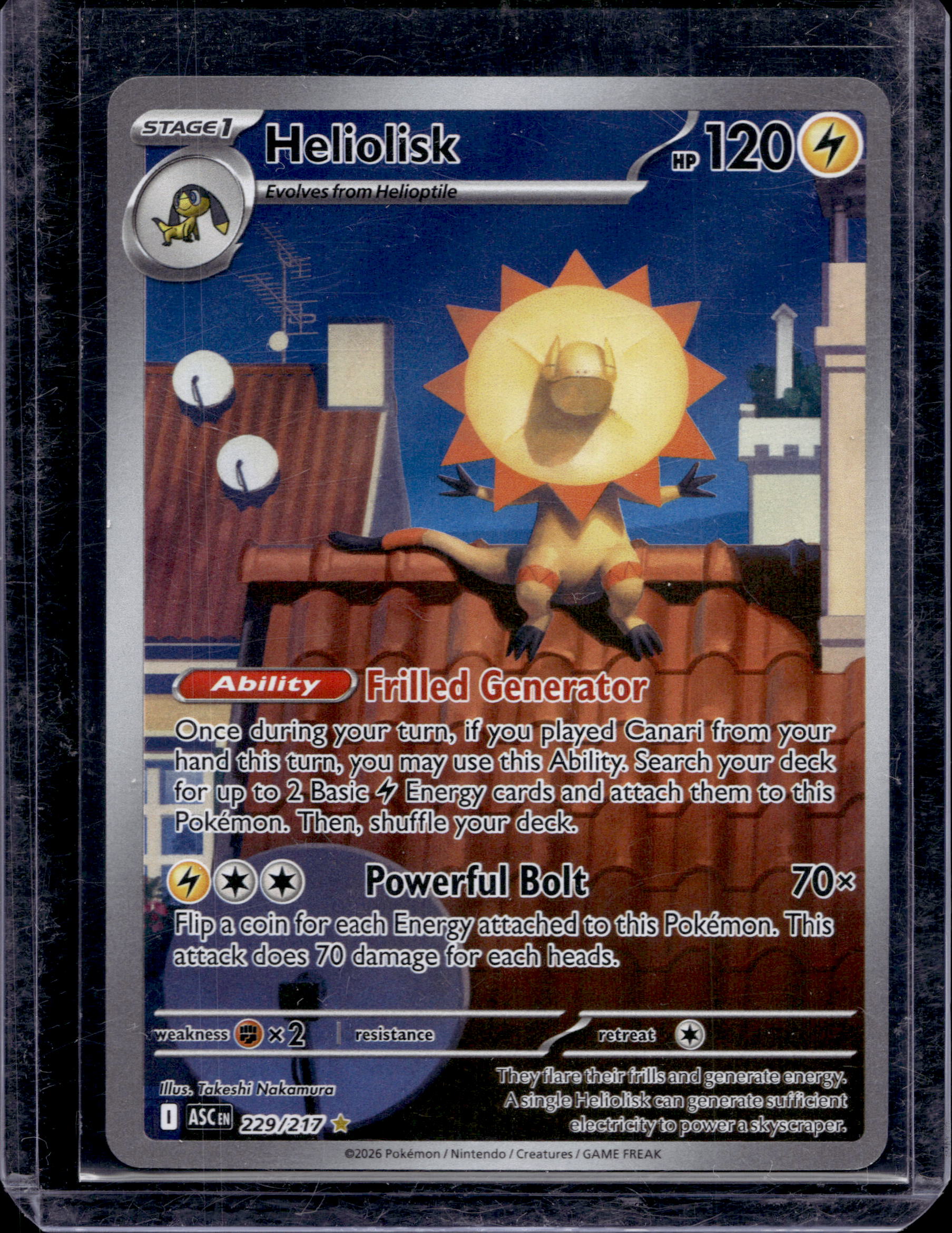 Heliolisk 229/217 Raw RookieLegends