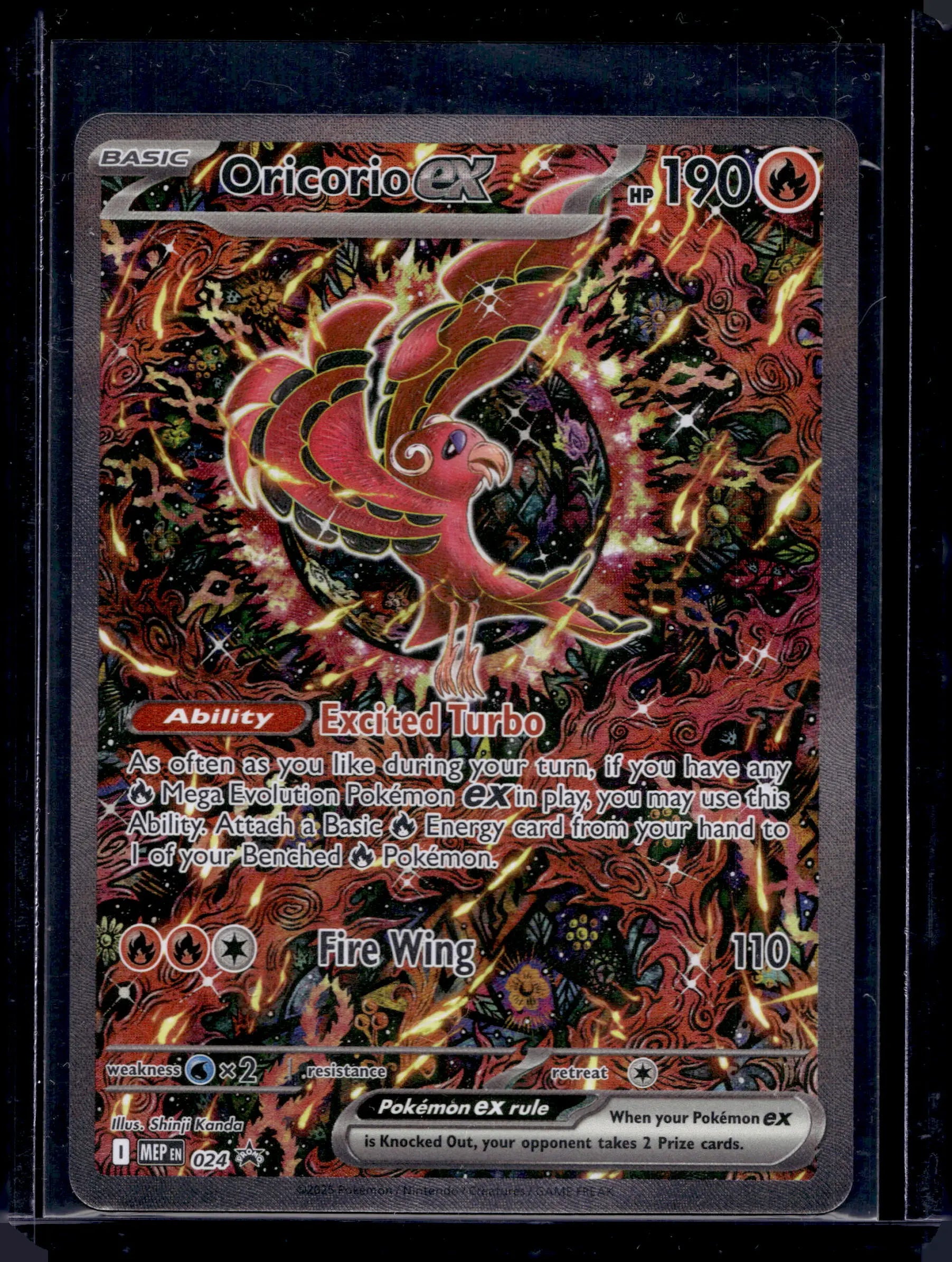 Oricorio Ex 024 Raw RookieLegends