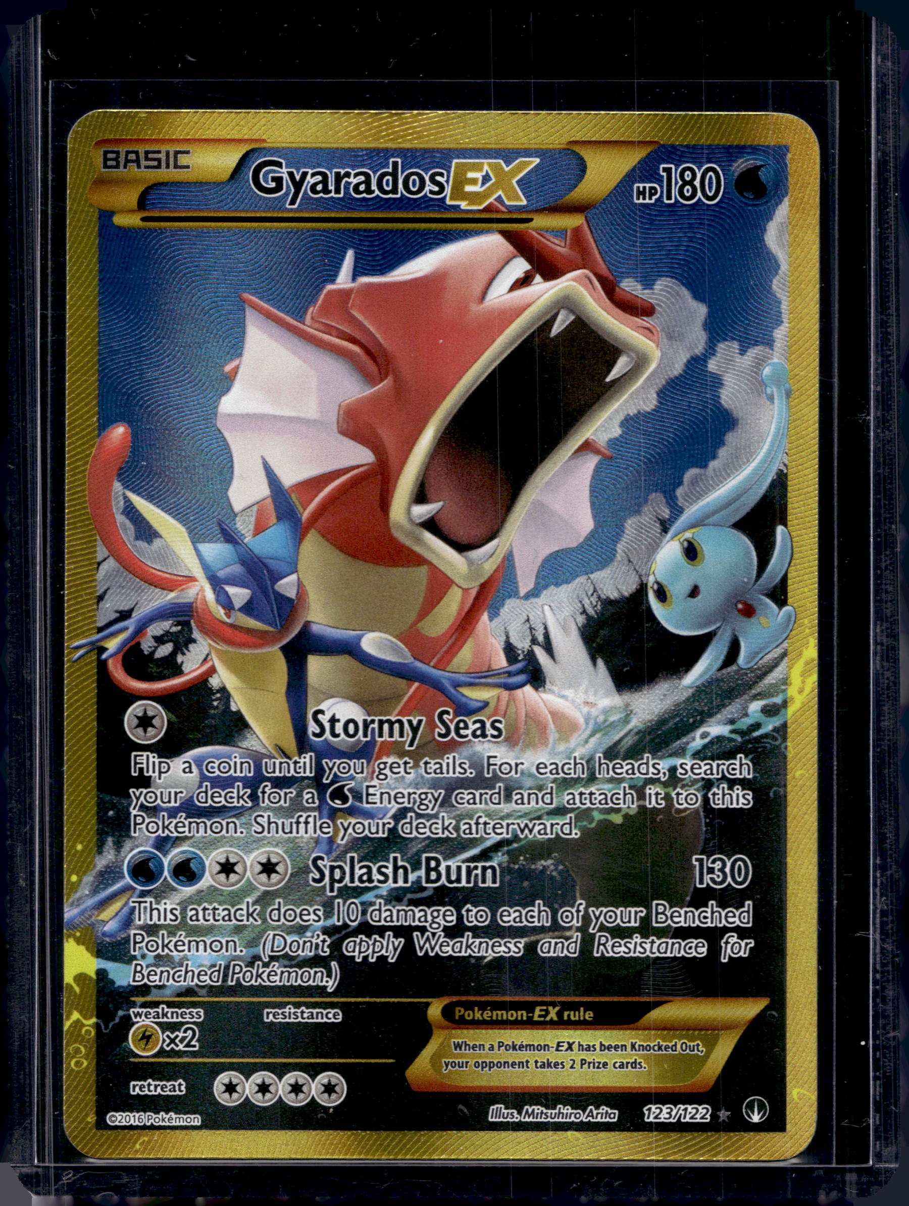 Gyarados EX (Secret) 123/122 Raw RookieLegends