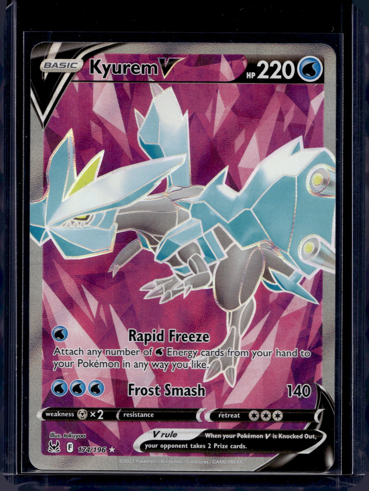 Kyurem V (Full Art) 174/196 Raw