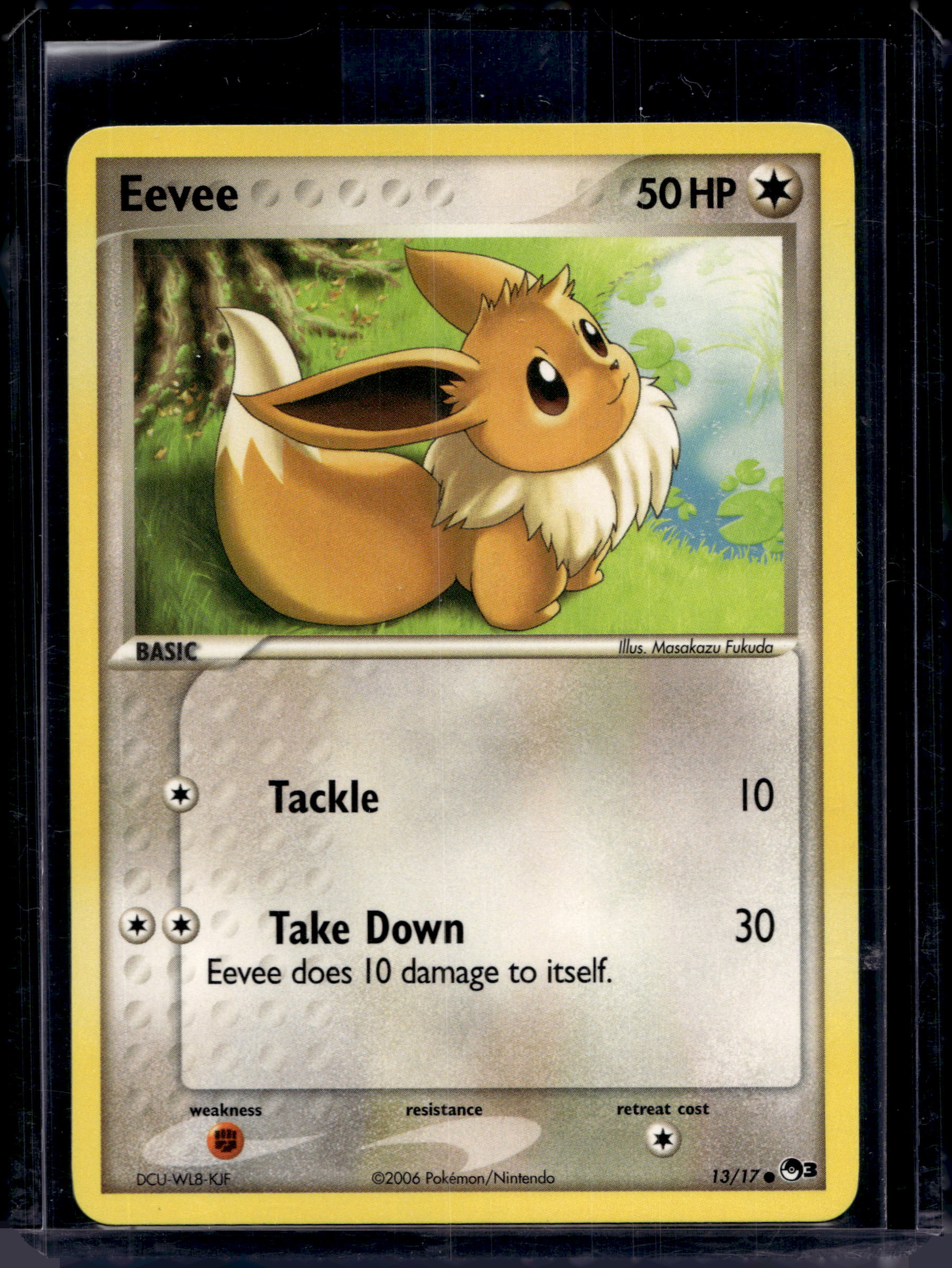 Eevee 13/17 Raw RookieLegends