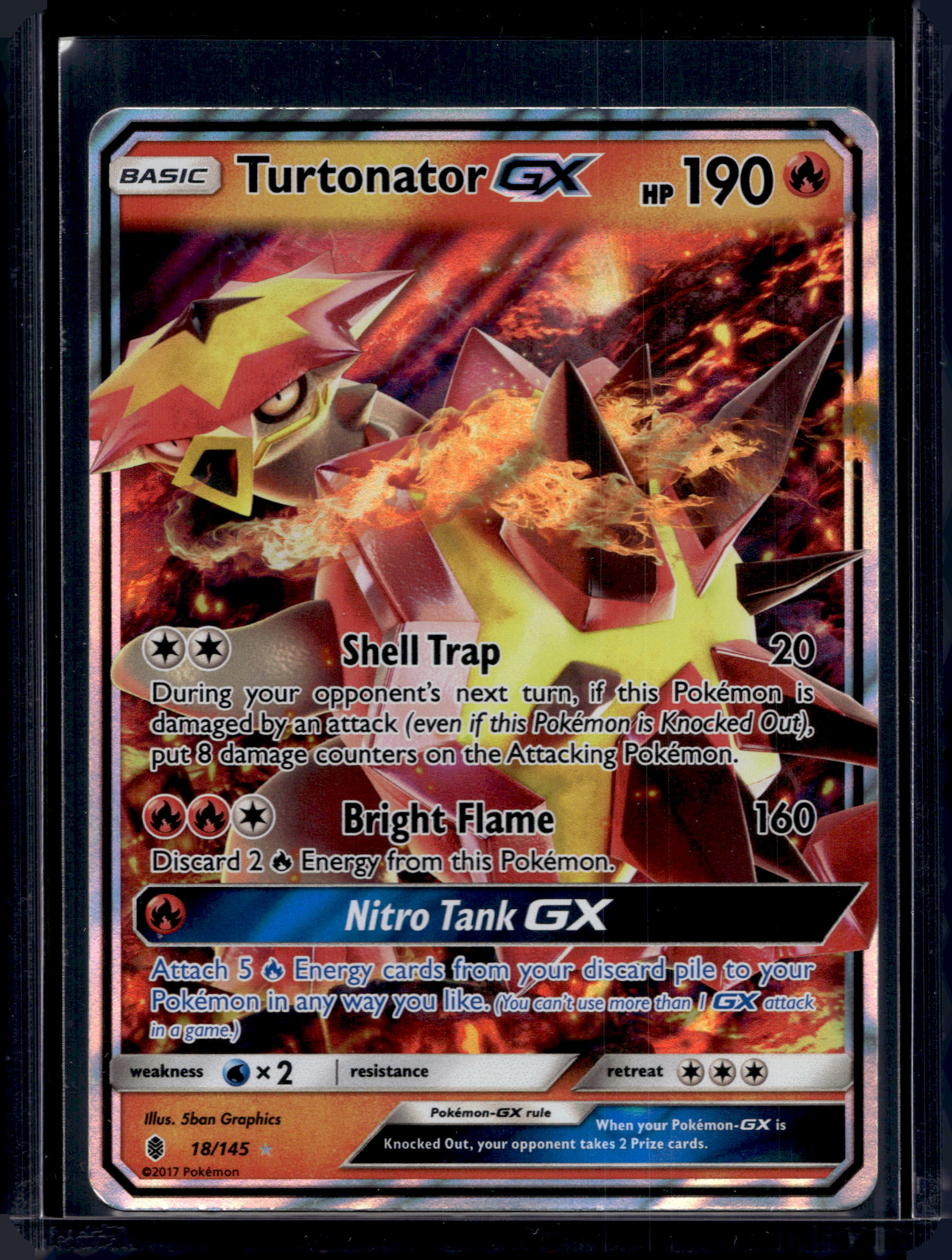 Turtonator GX 18/145 Raw RookieLegends