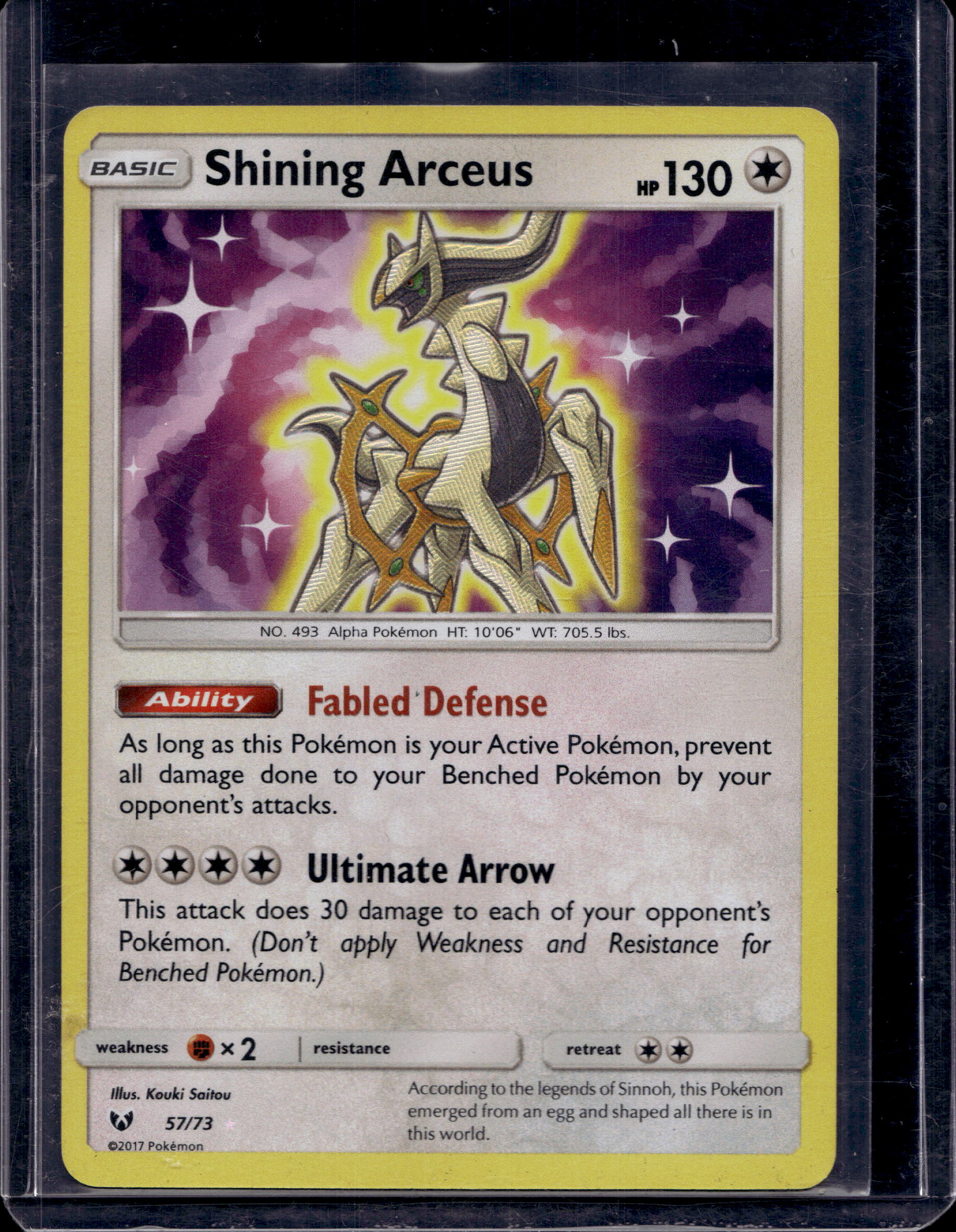 Shining Arceus 57/73 Raw RookieLegends