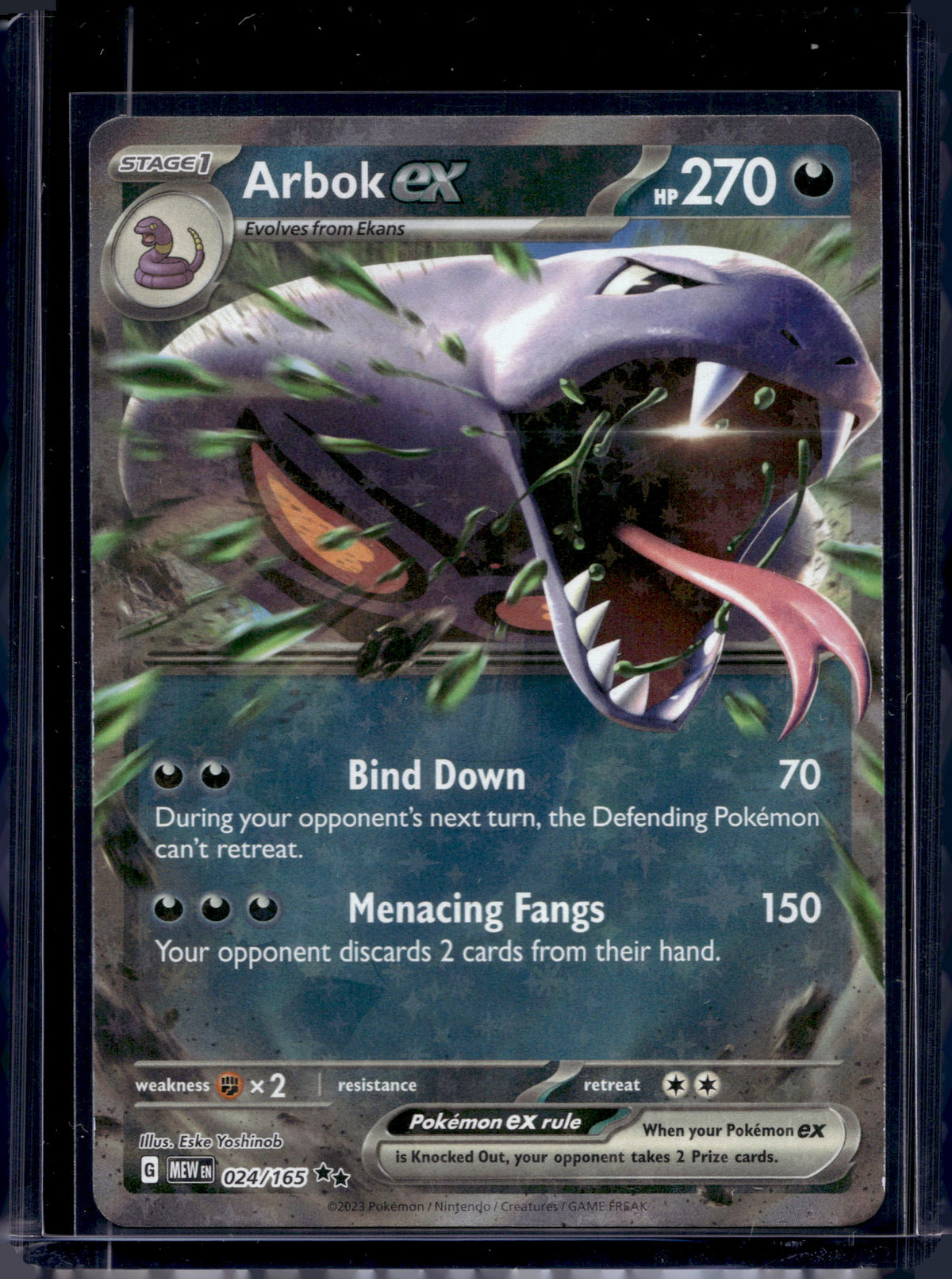 Arbok Ex 024/165 Raw