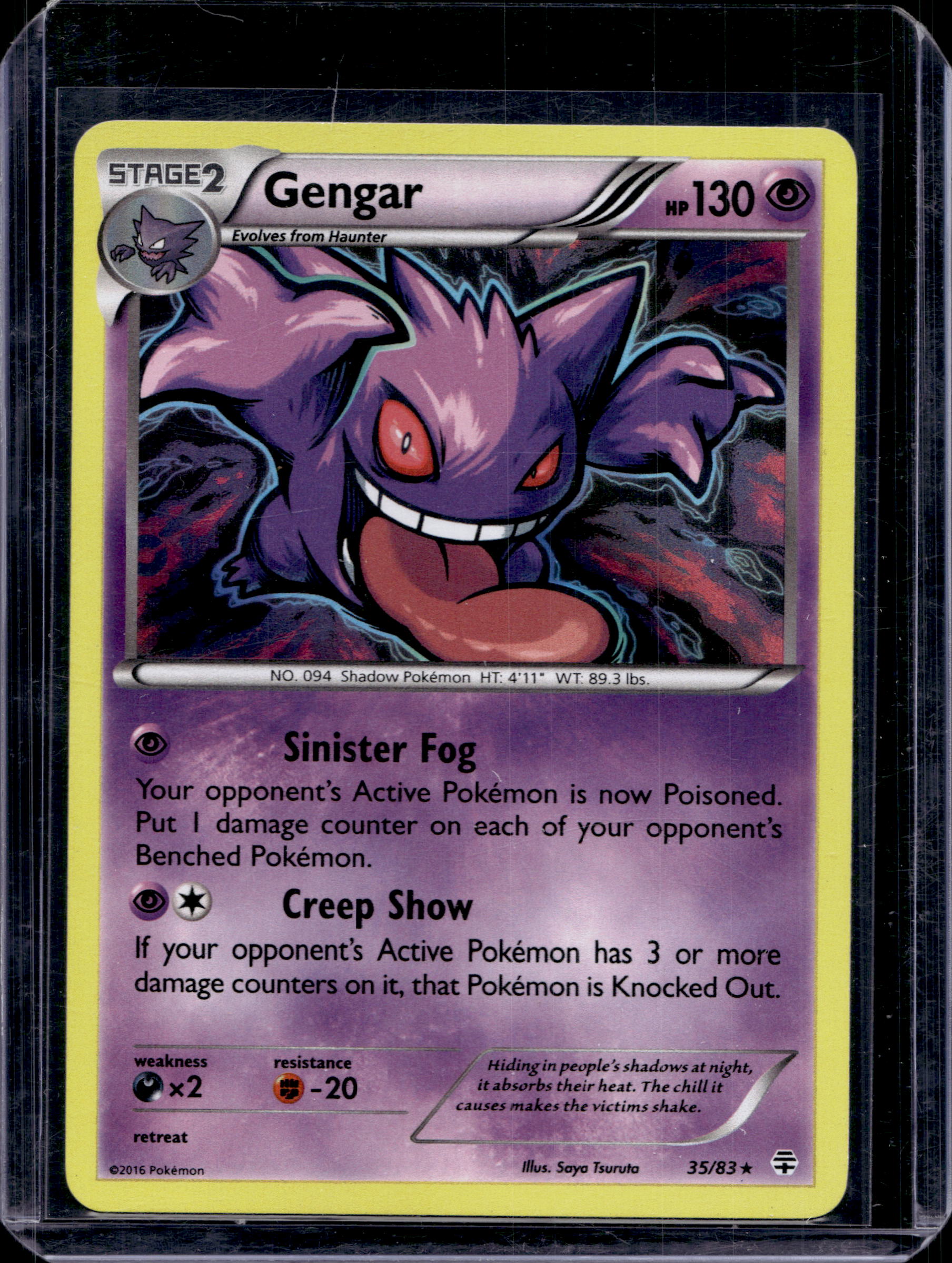 Gengar 35/83 Raw RookieLegends