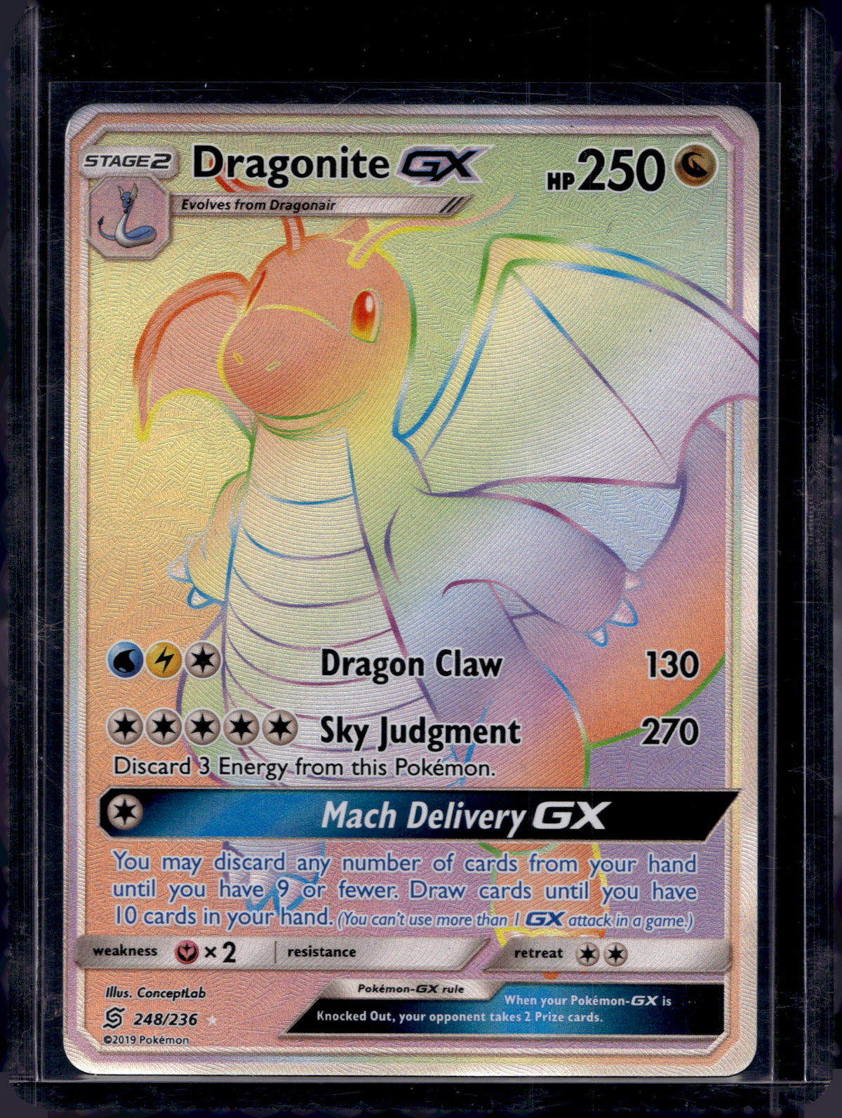 Dragonite GX (Secret) 248/236 Raw