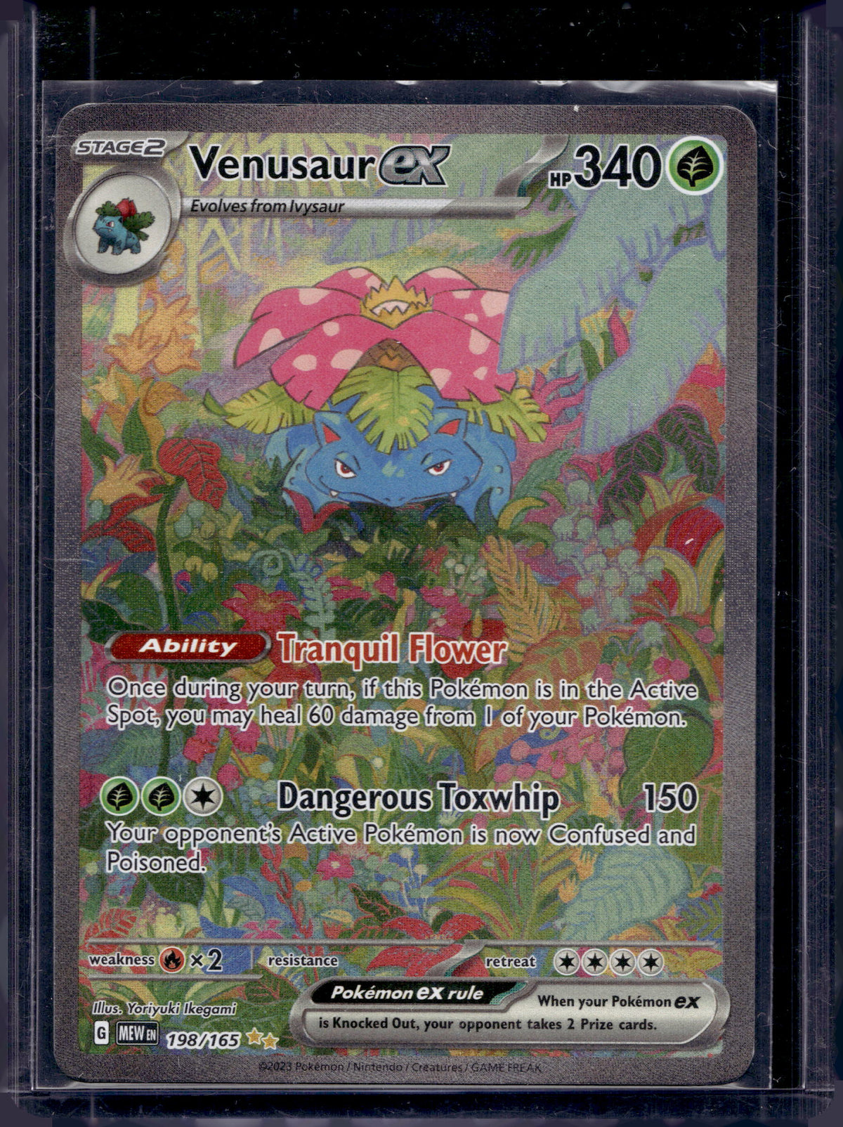 Venusaur Ex 198/165 Raw
