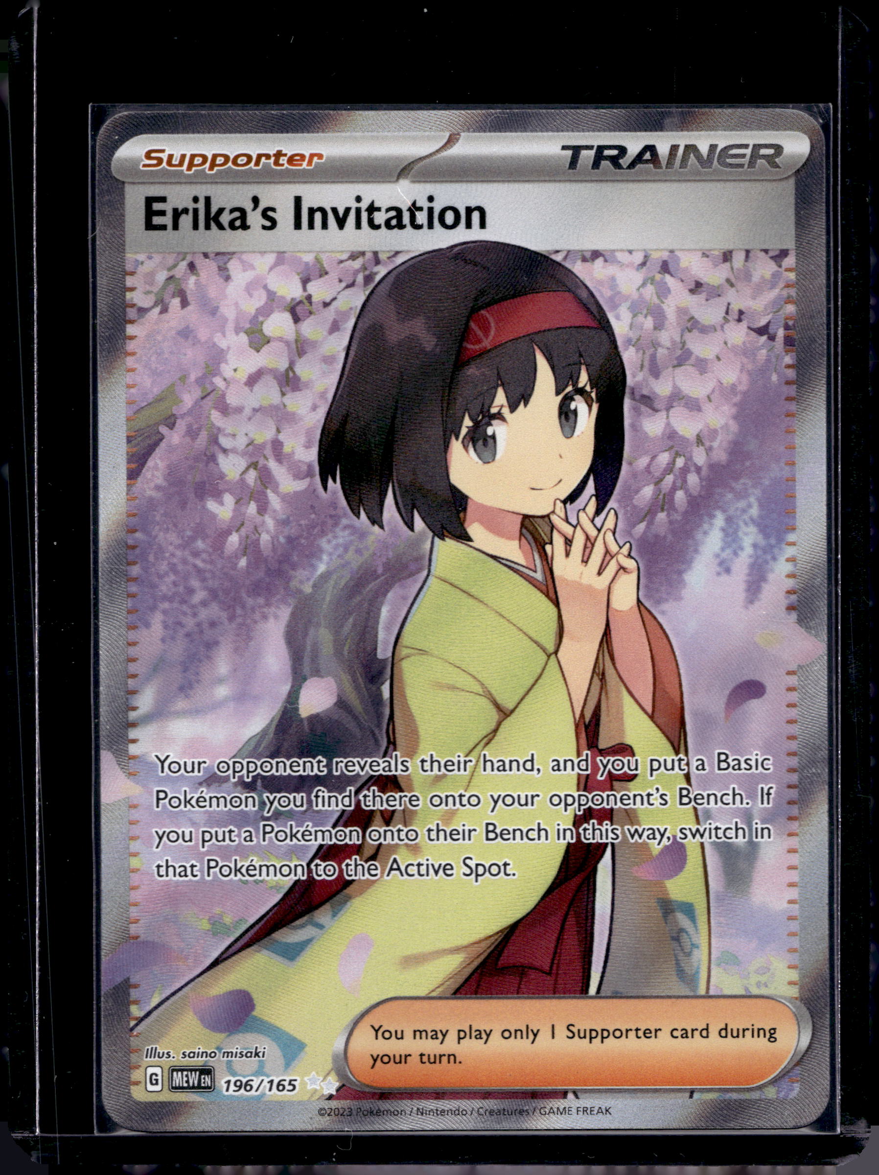Erika's Invitation 196/165 Raw RookieLegends