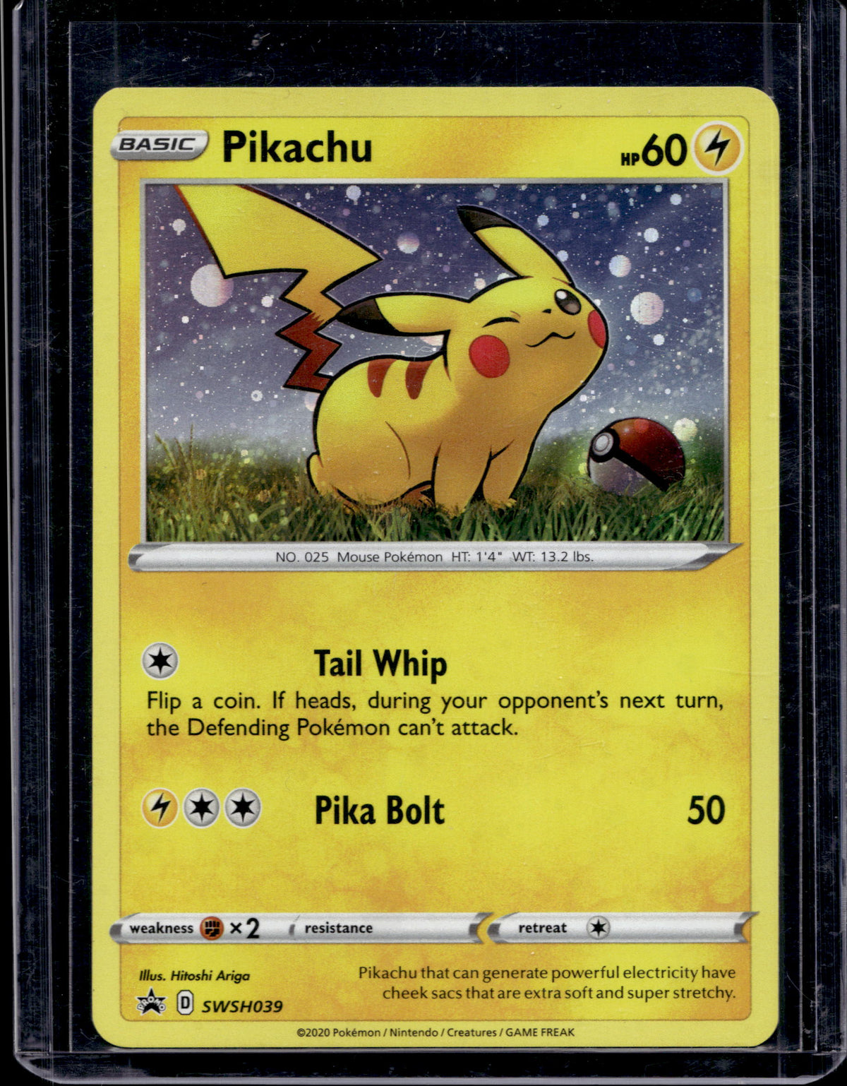 Pikachu SWSH039 Raw