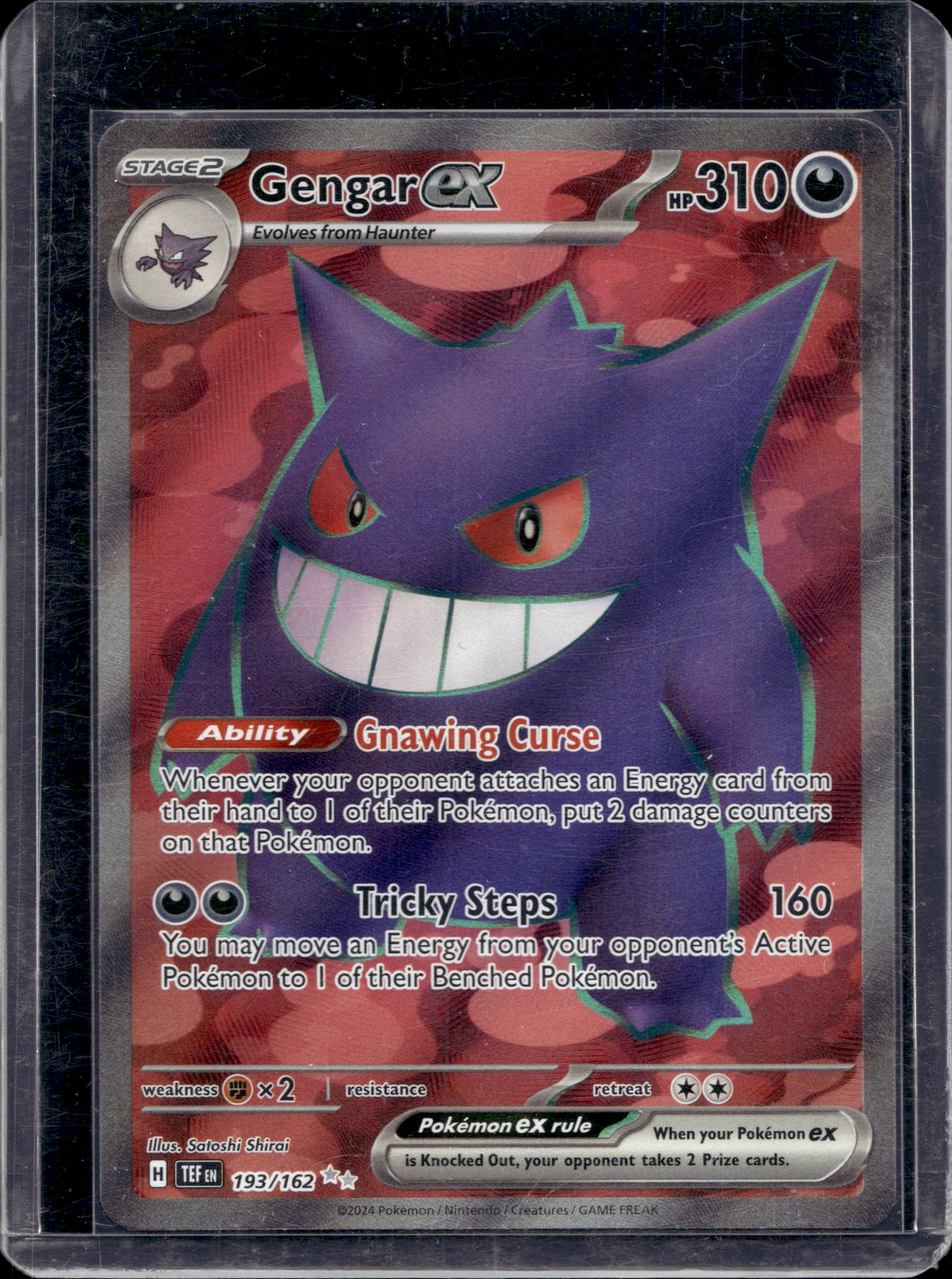 Gengar Ex 193/162 Raw RookieLegends