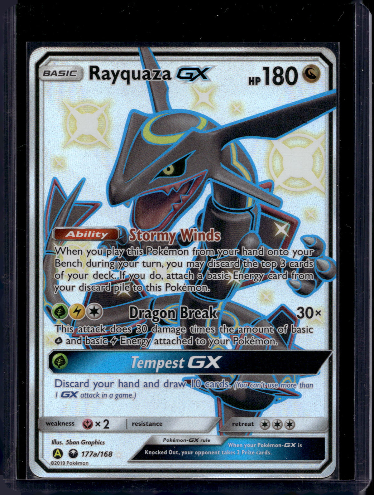 Rayquaza GX 177a/168 Raw