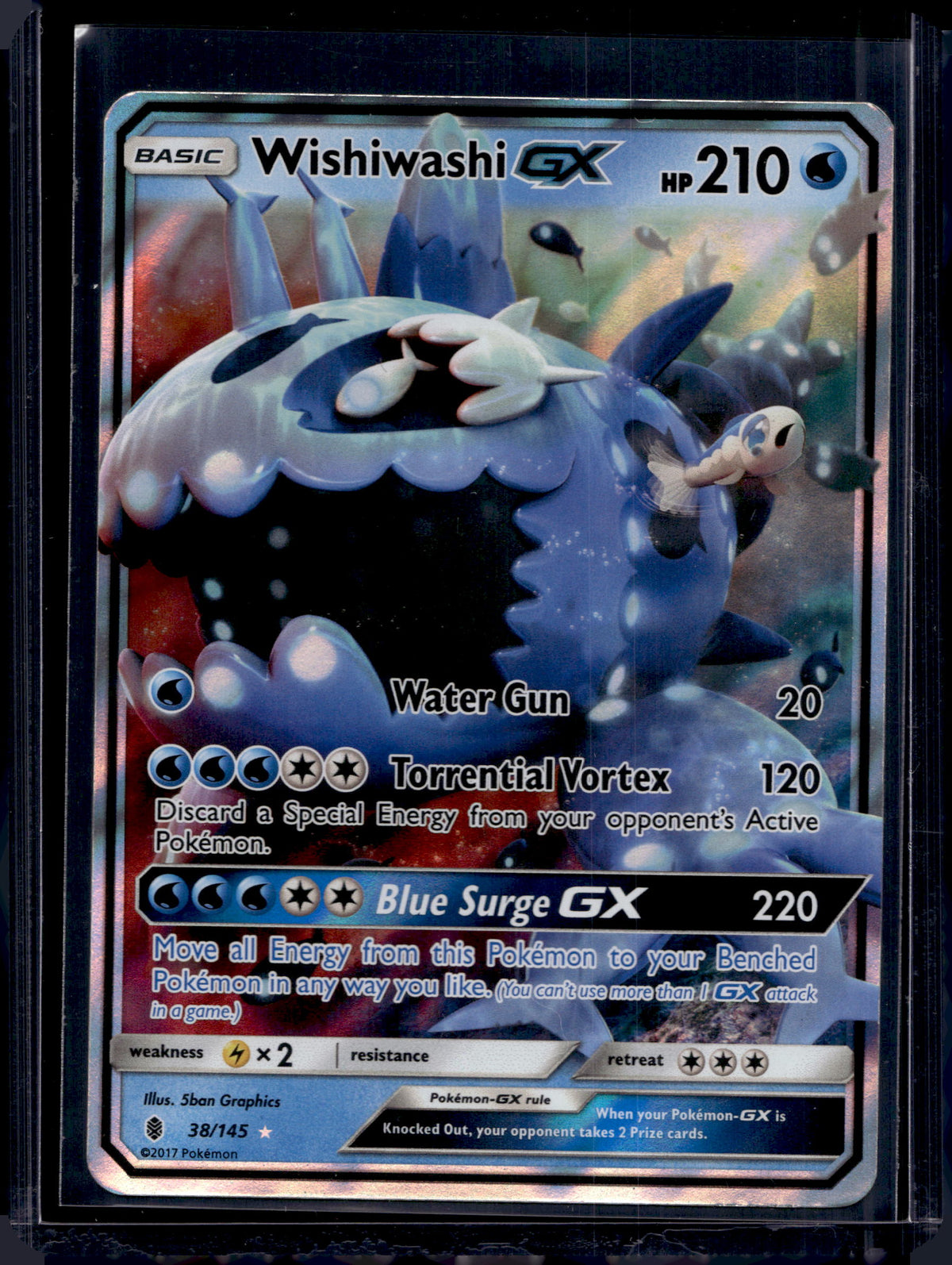 Wishiwashi GX 38/145 Raw RookieLegends