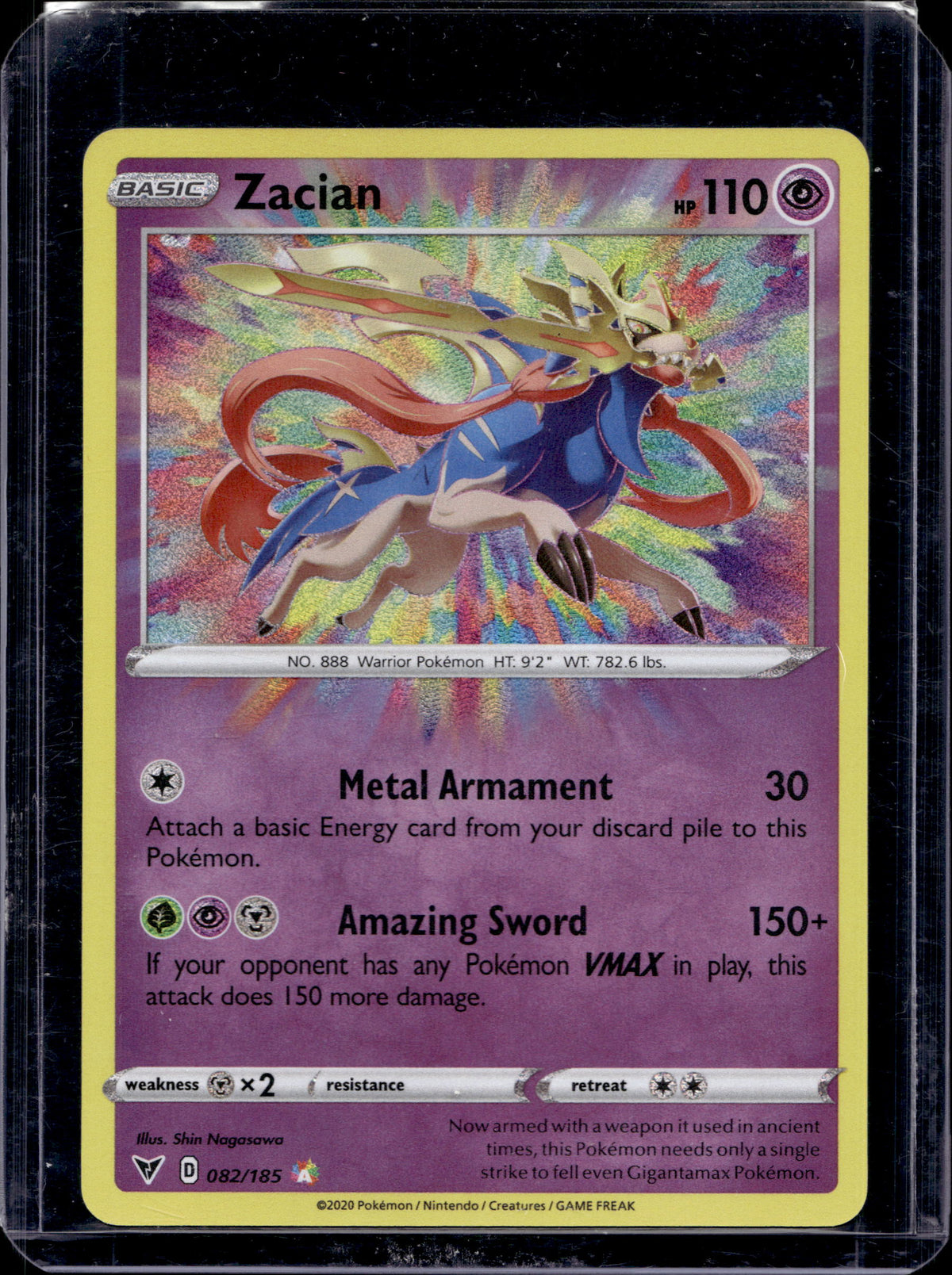 Zacian - Holofoil 082/185 Raw
