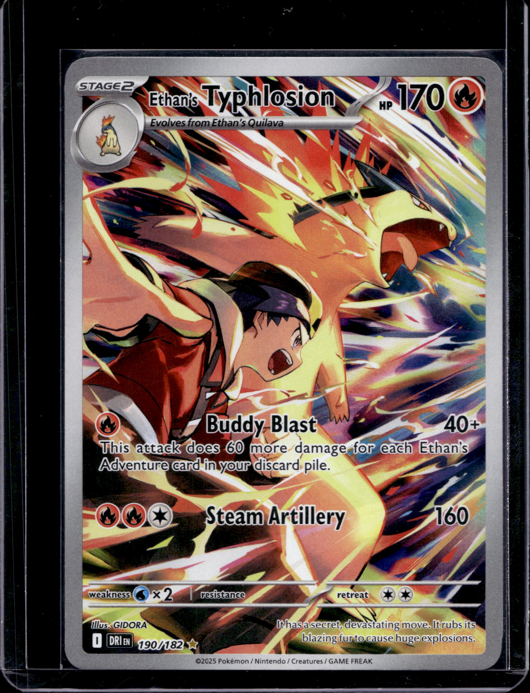 Ethan's Typhlosion 190/182 Raw RookieLegends