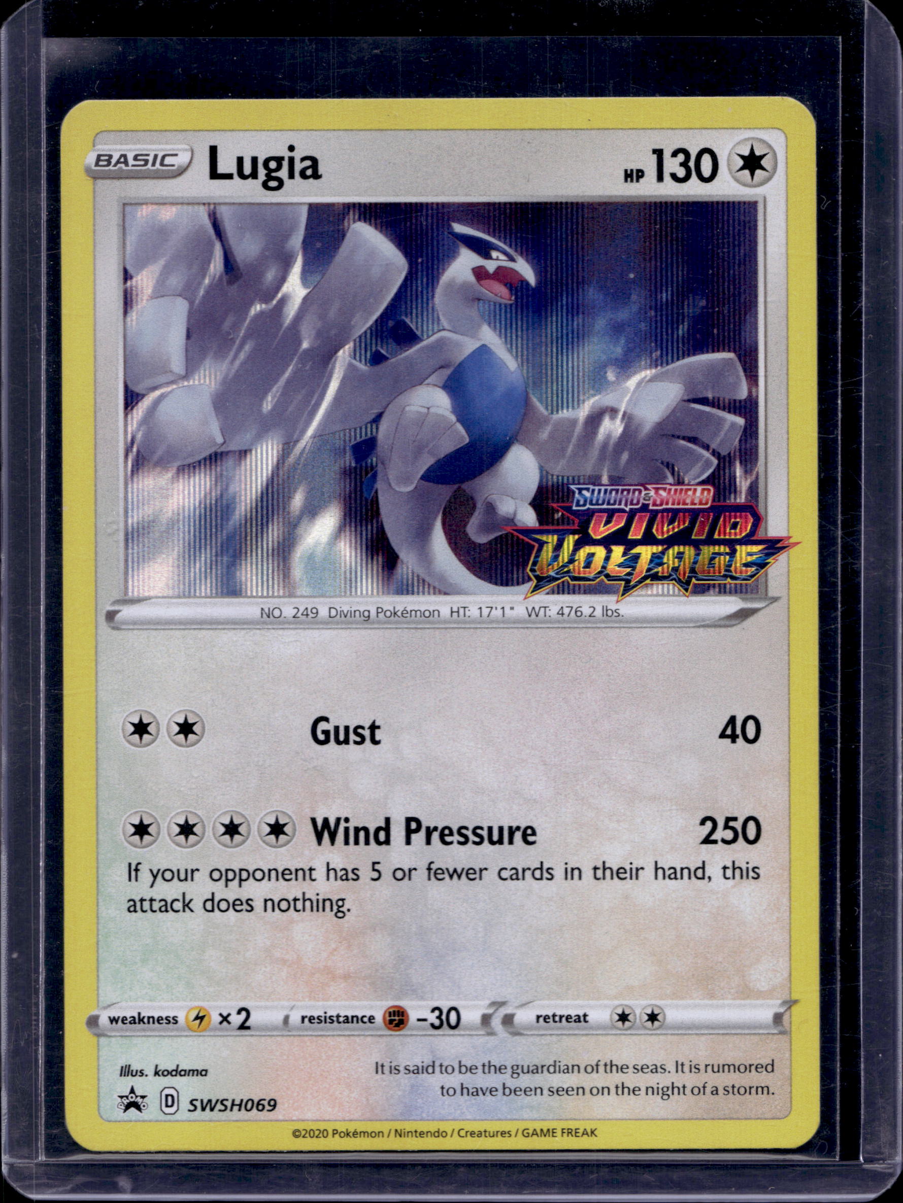 Lugia (Prerelease) SWSH069 Raw RookieLegends