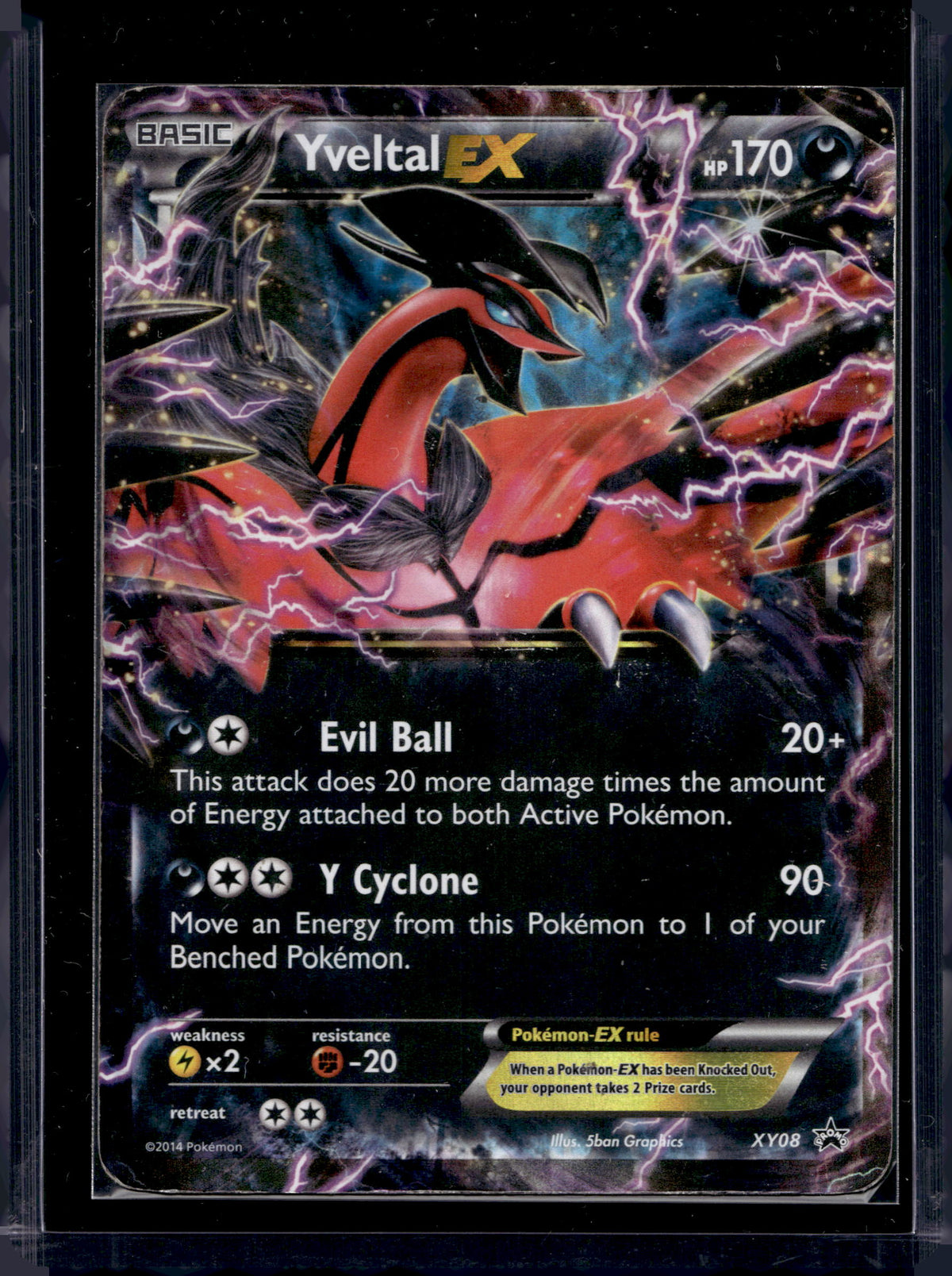 Yveltal EX - Holofoil - XY08 Raw
