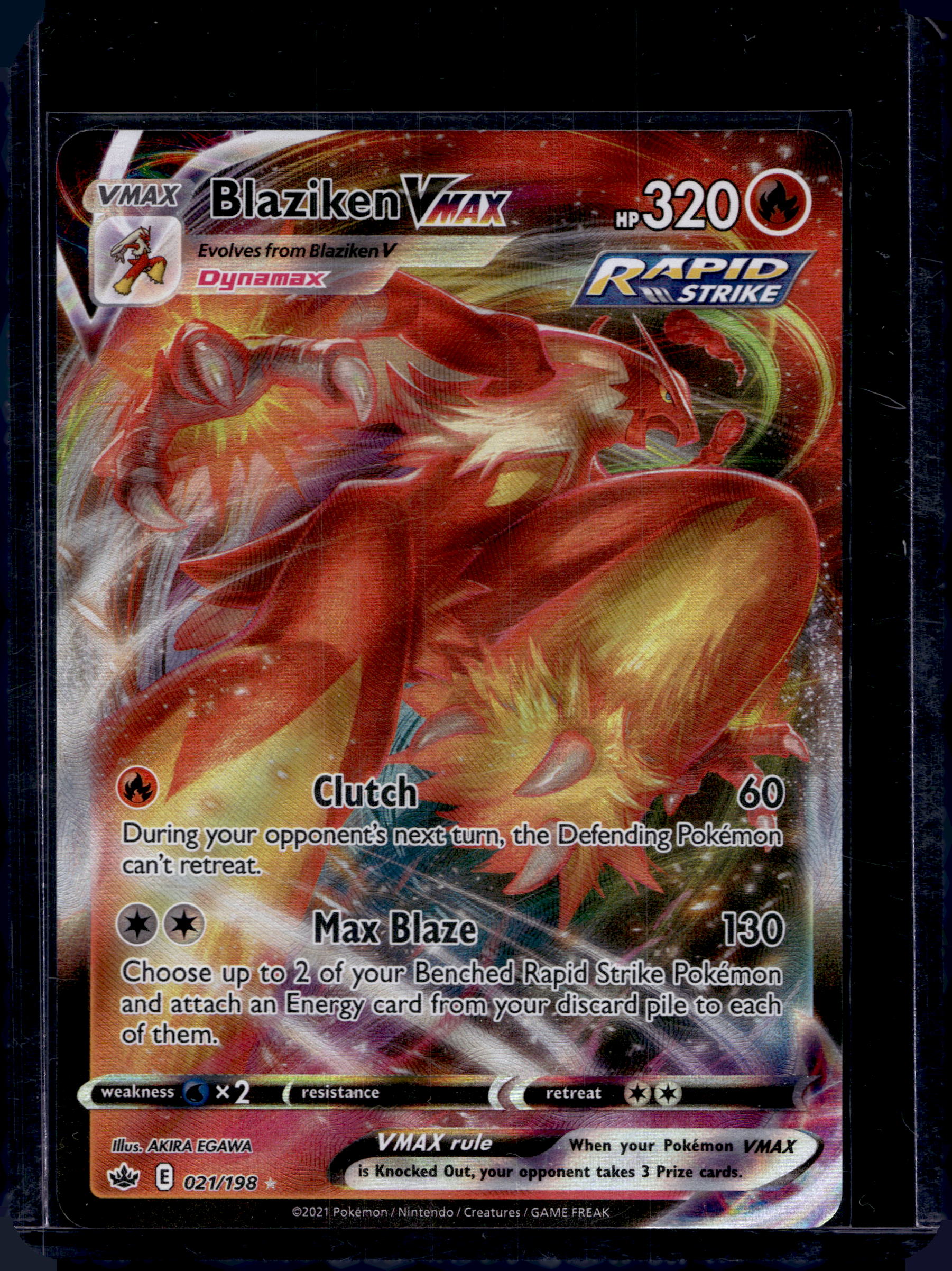 Blaziken Vmax 021/198 Raw RookieLegends