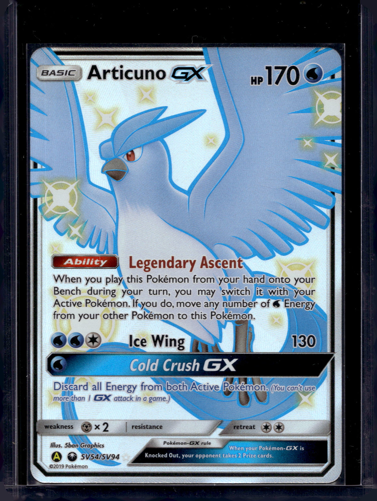 Articuno GX SV54/SV94 Raw