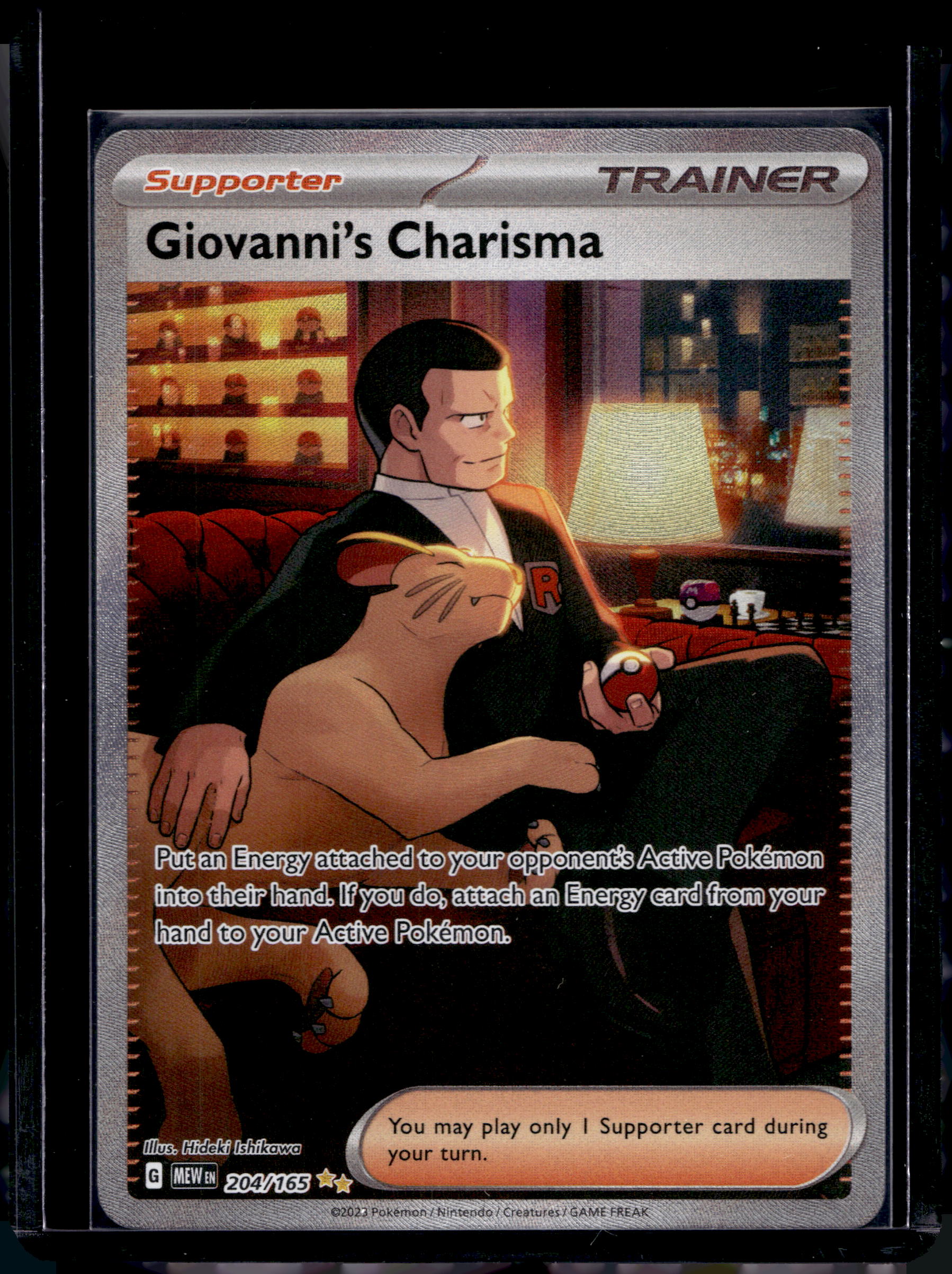 Giovanni's Charisma 204/165 Raw RookieLegends