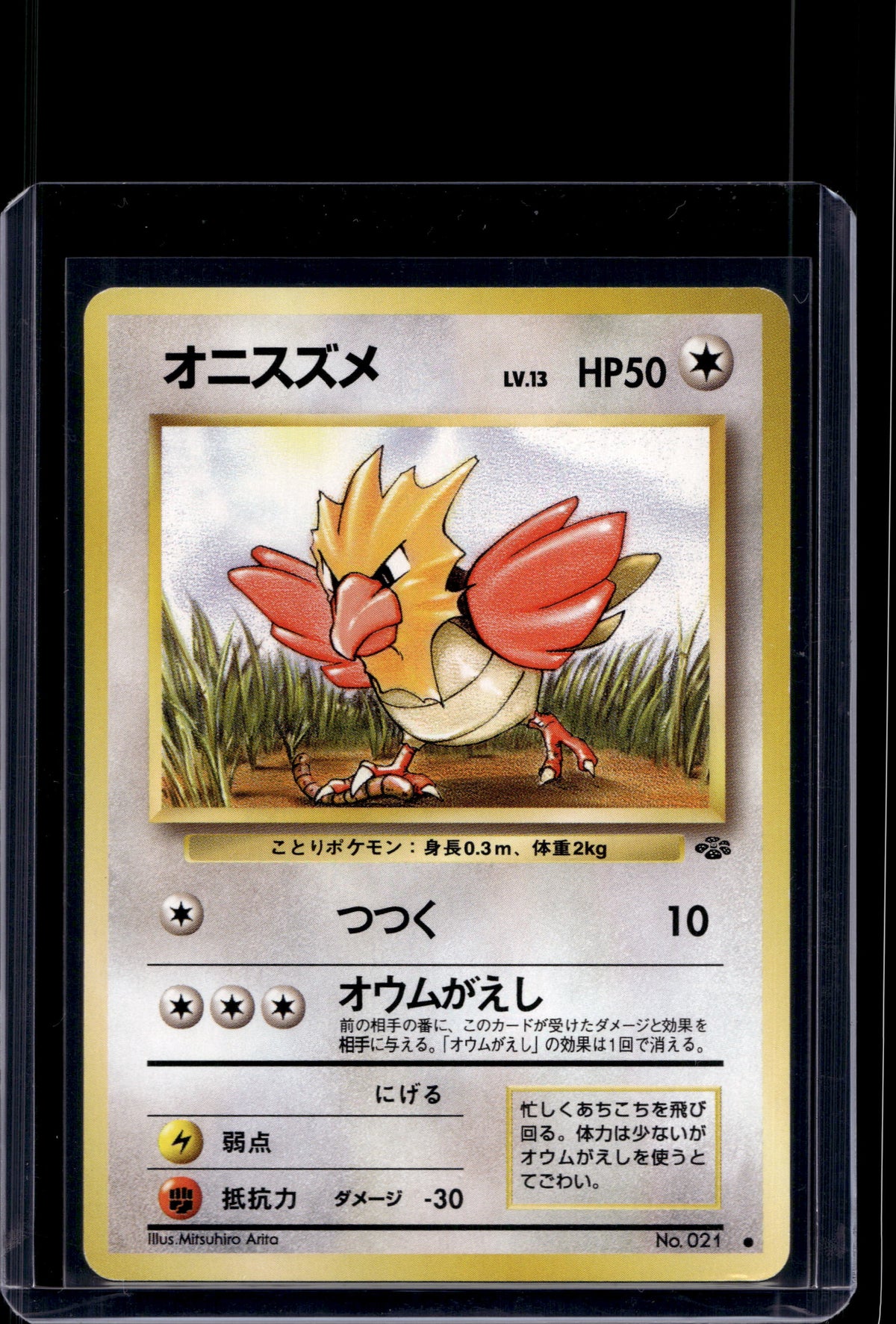 Spearow (Jungle - Japanese - Unlimited) No.021 Raw