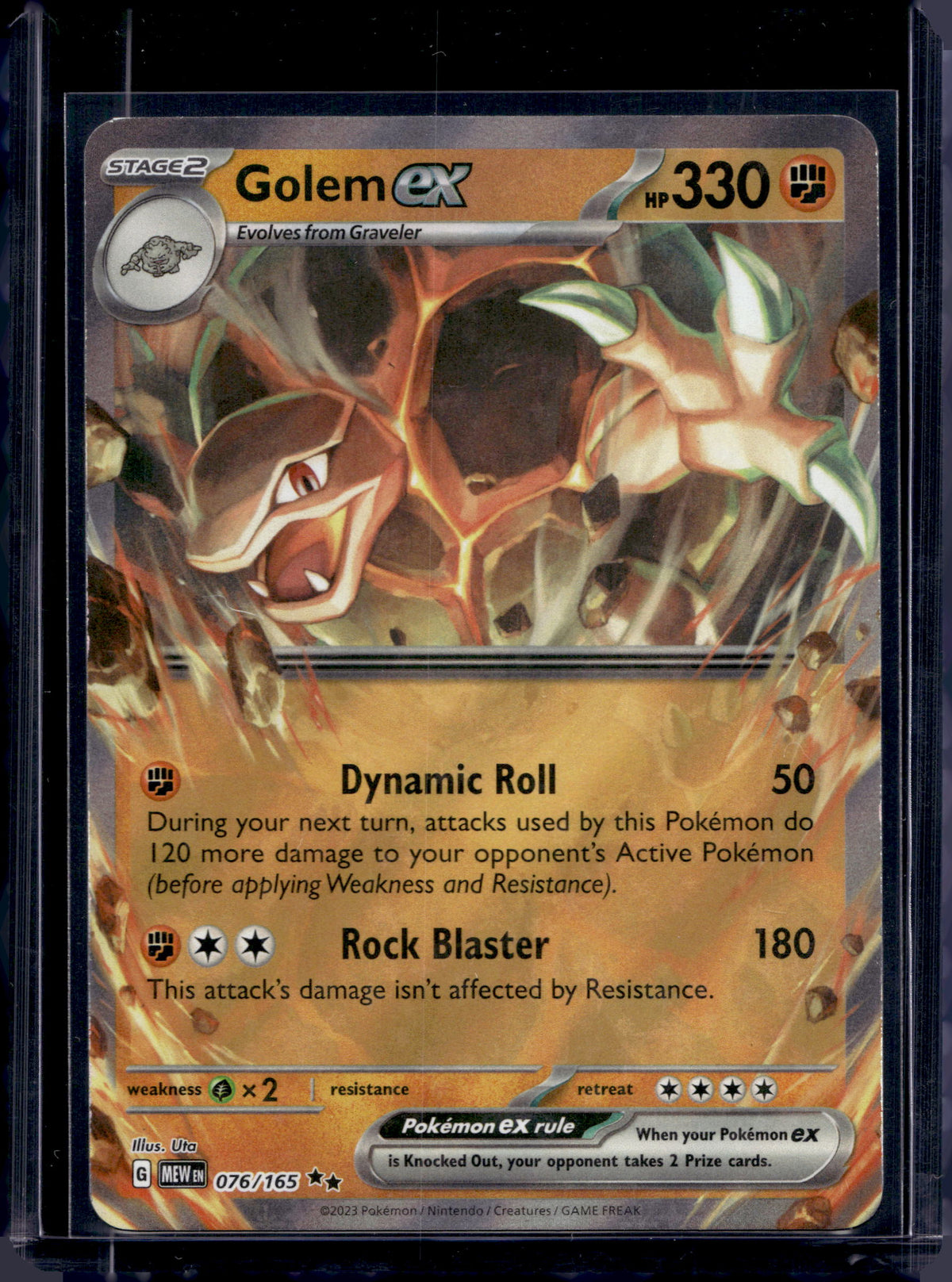 Golem Ex 076/165 Raw