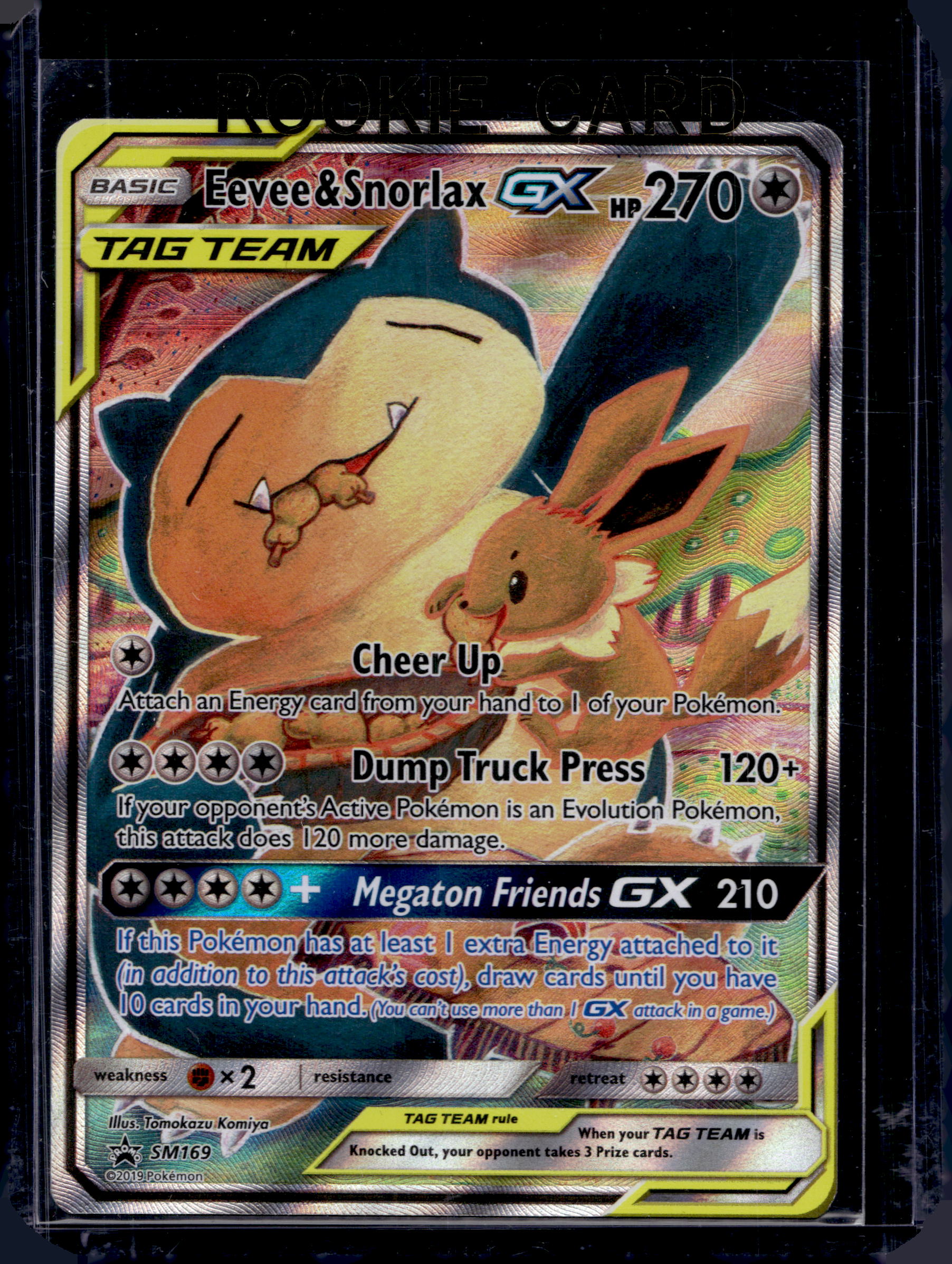 Eevee & Snorlax GX SM169 Raw - RookieLegends