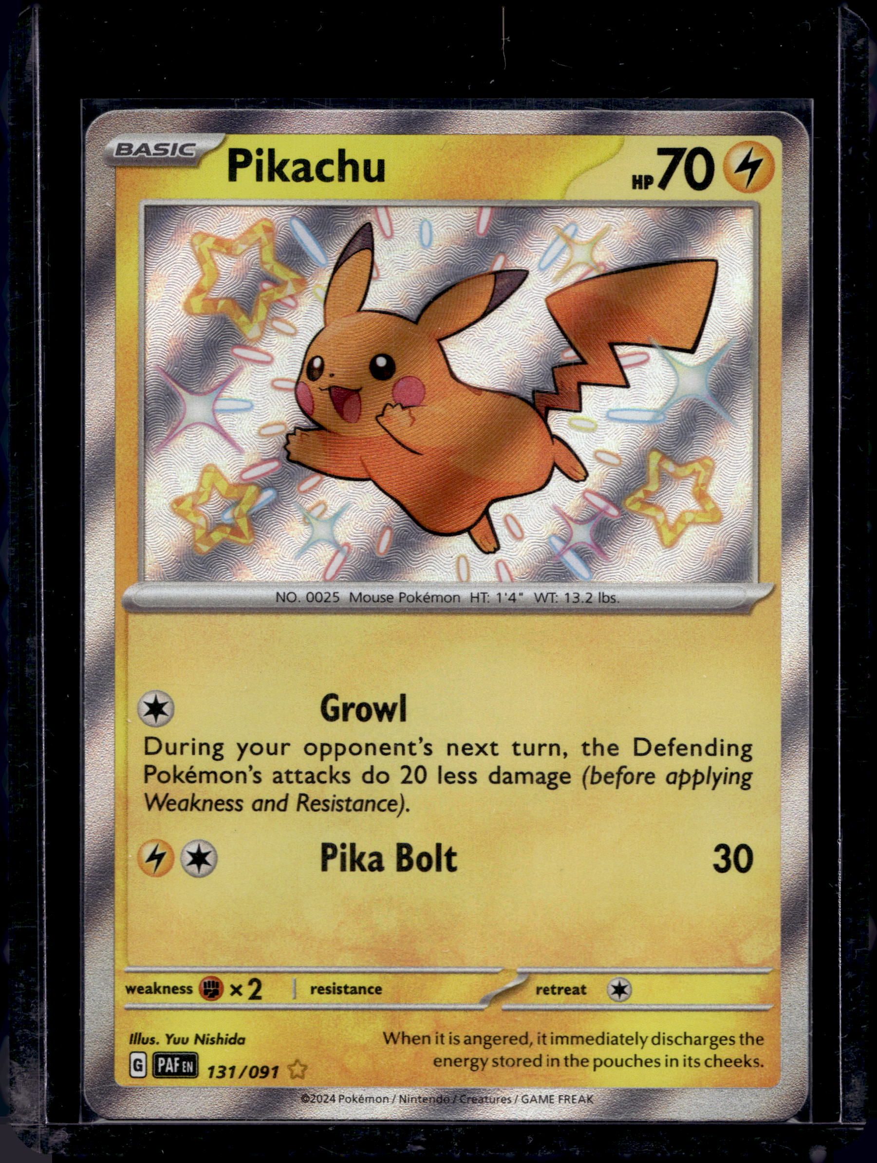 Pikachu 131/091 Raw RookieLegends