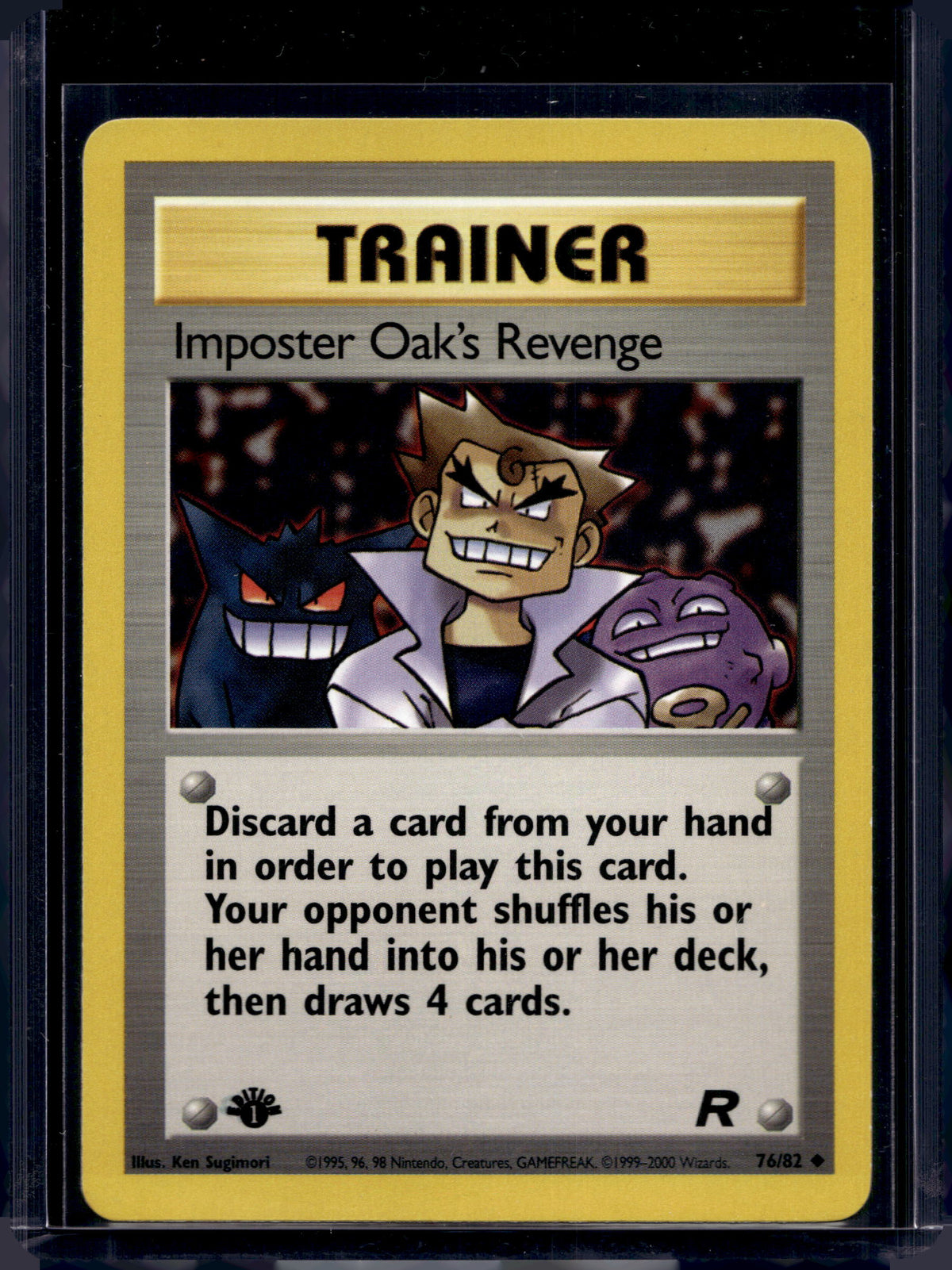 Imposter Oak's Revenge (Team Rocket's - 1 St Edition - Unlimited) 76/82 Raw