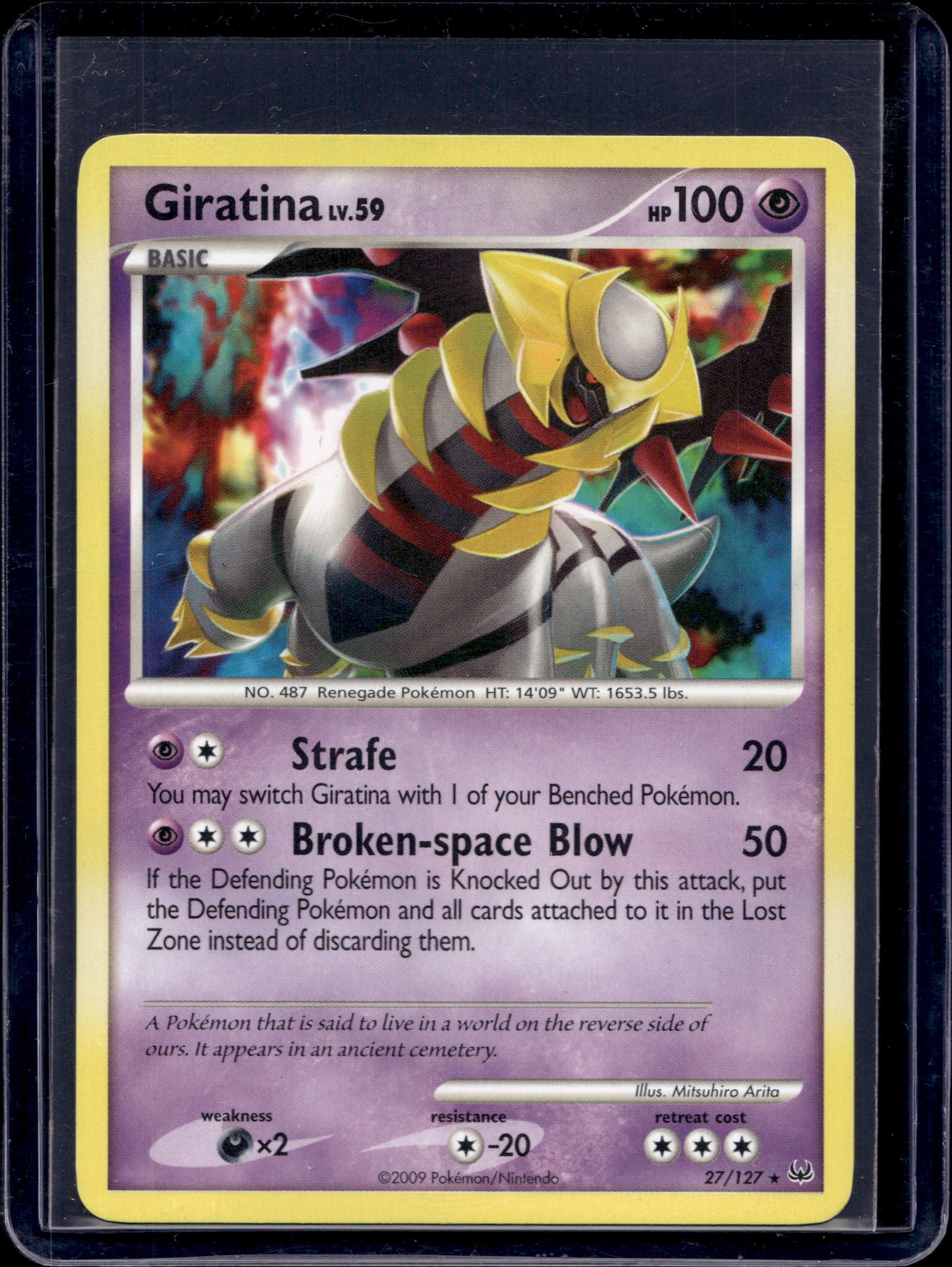 Giratina Lv.59 - Platinum 27/127 Raw RookieLegends