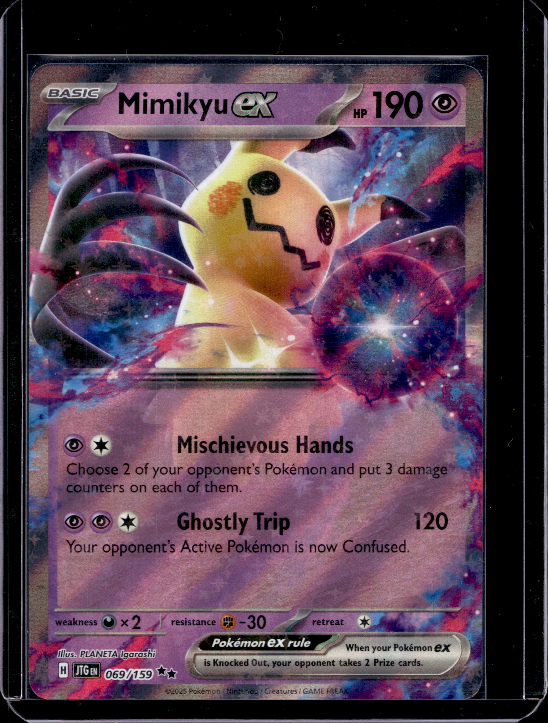 Mimikyu Ex 069/159 Raw RookieLegends