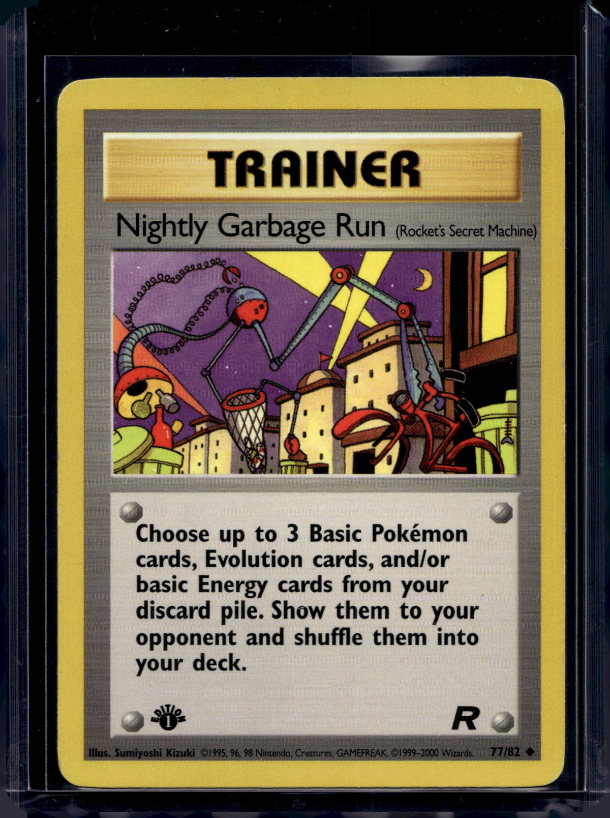 Nightly Garbage Run (Team Rocket's - 1 St Edition - Unlimited) 77/82 Raw