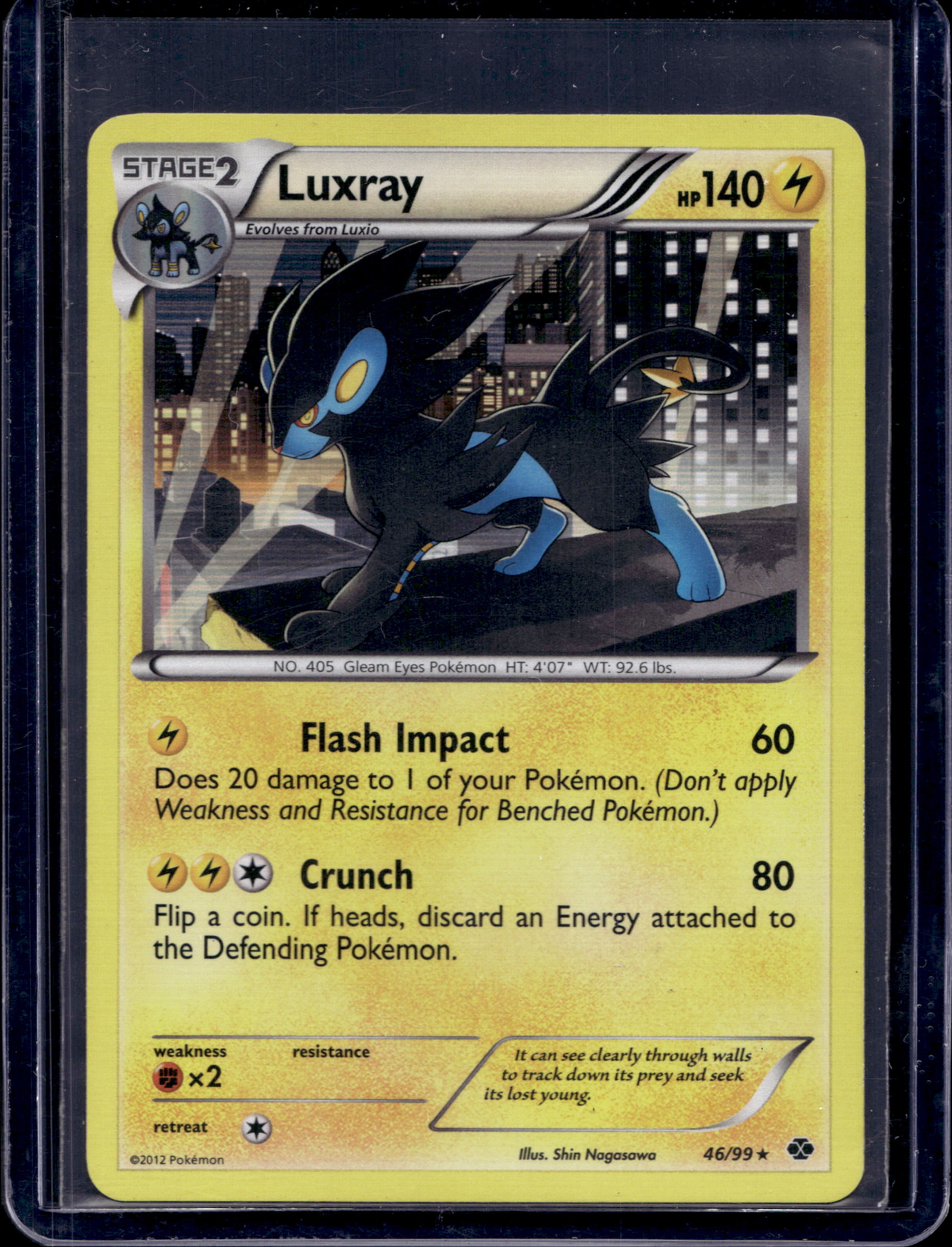 Luxray 46/99 Raw RookieLegends