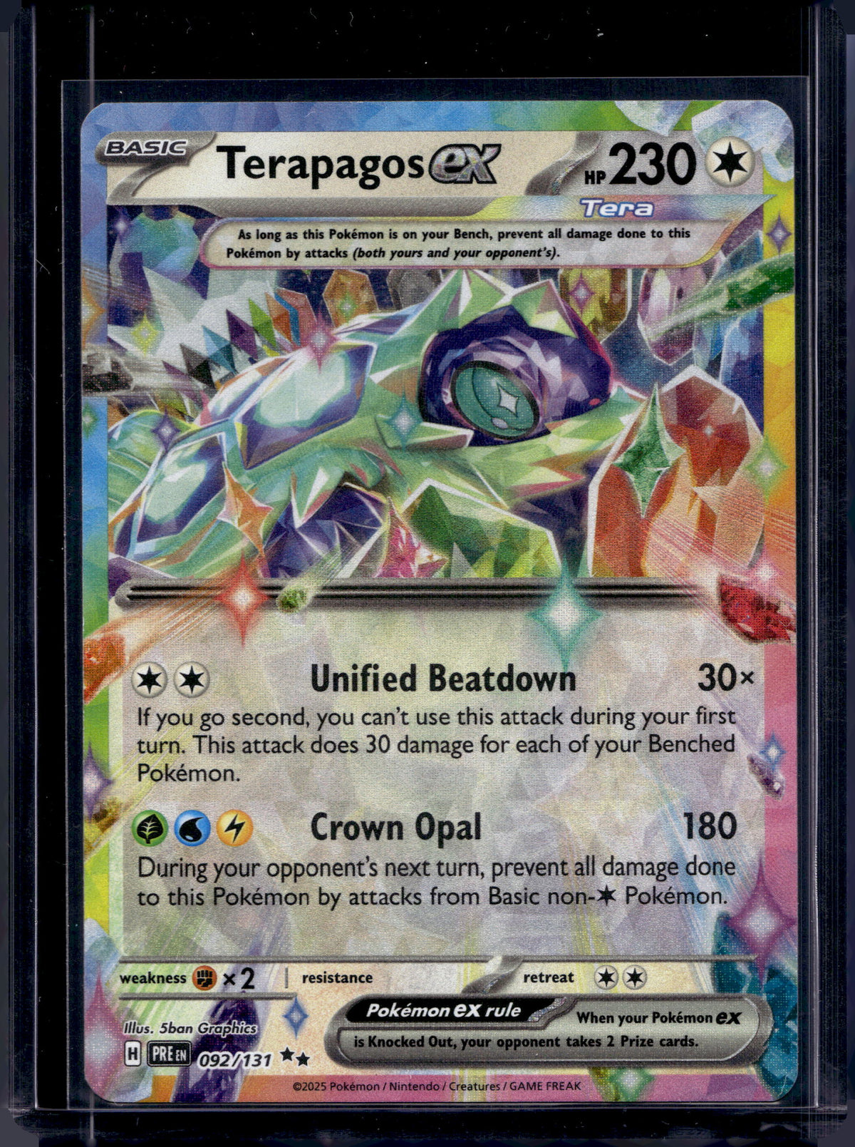 Terapagos Ex 092/131 Raw