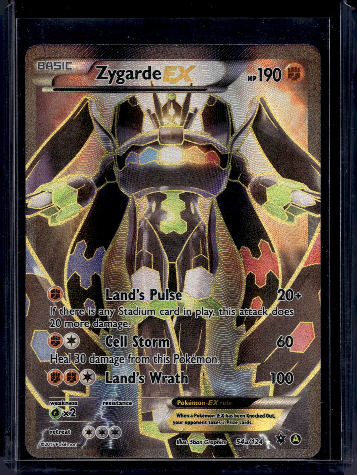 Zygarde EX 54a/124 Raw