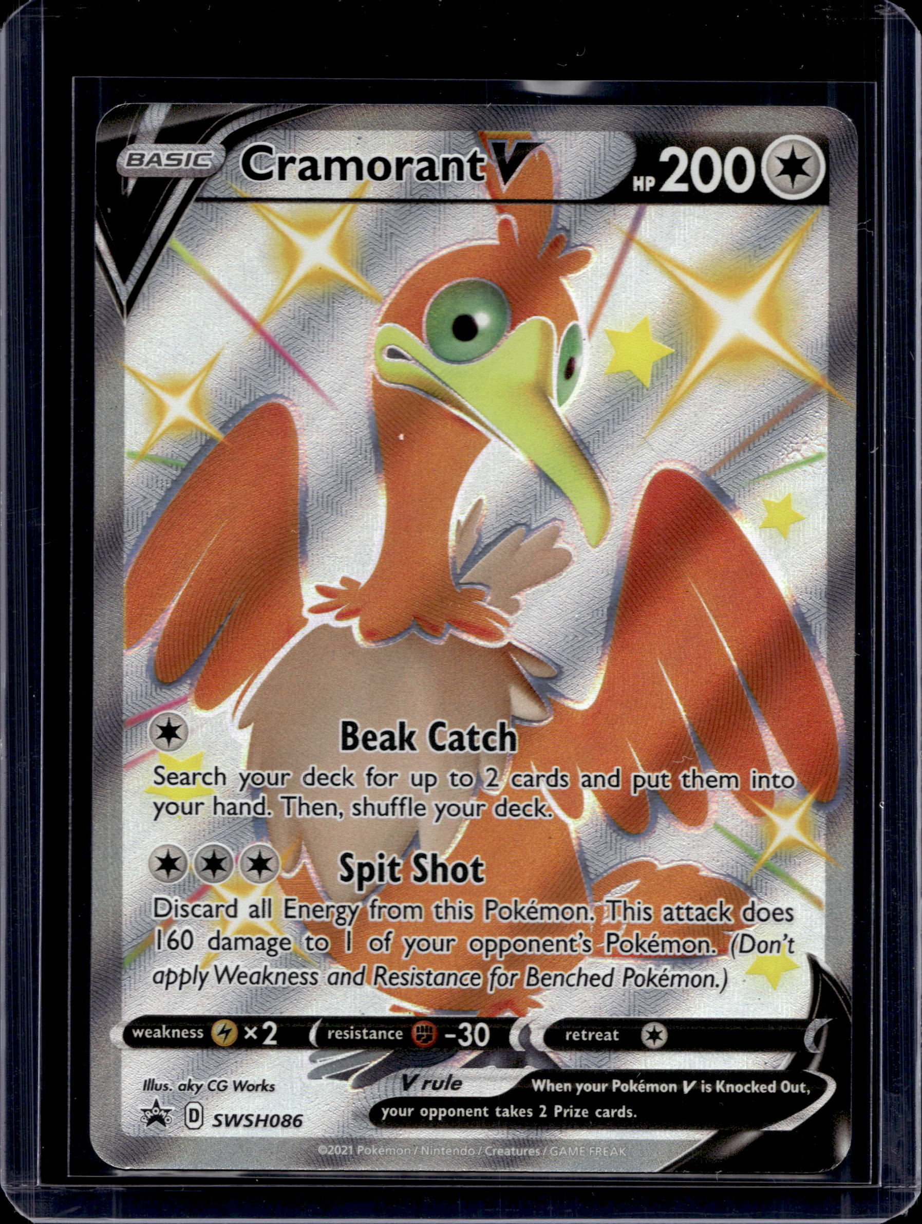 Cramorant V SWSH086 Raw RookieLegends