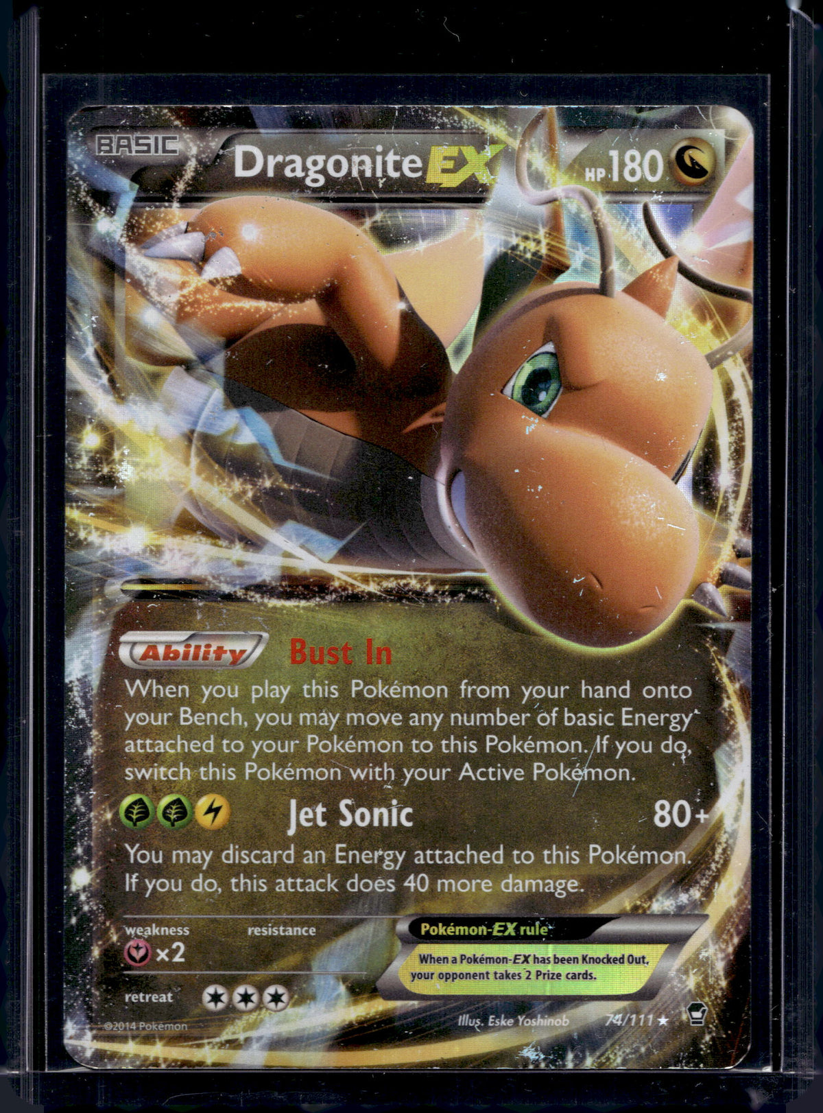 Dragonite EX 74/111 Raw