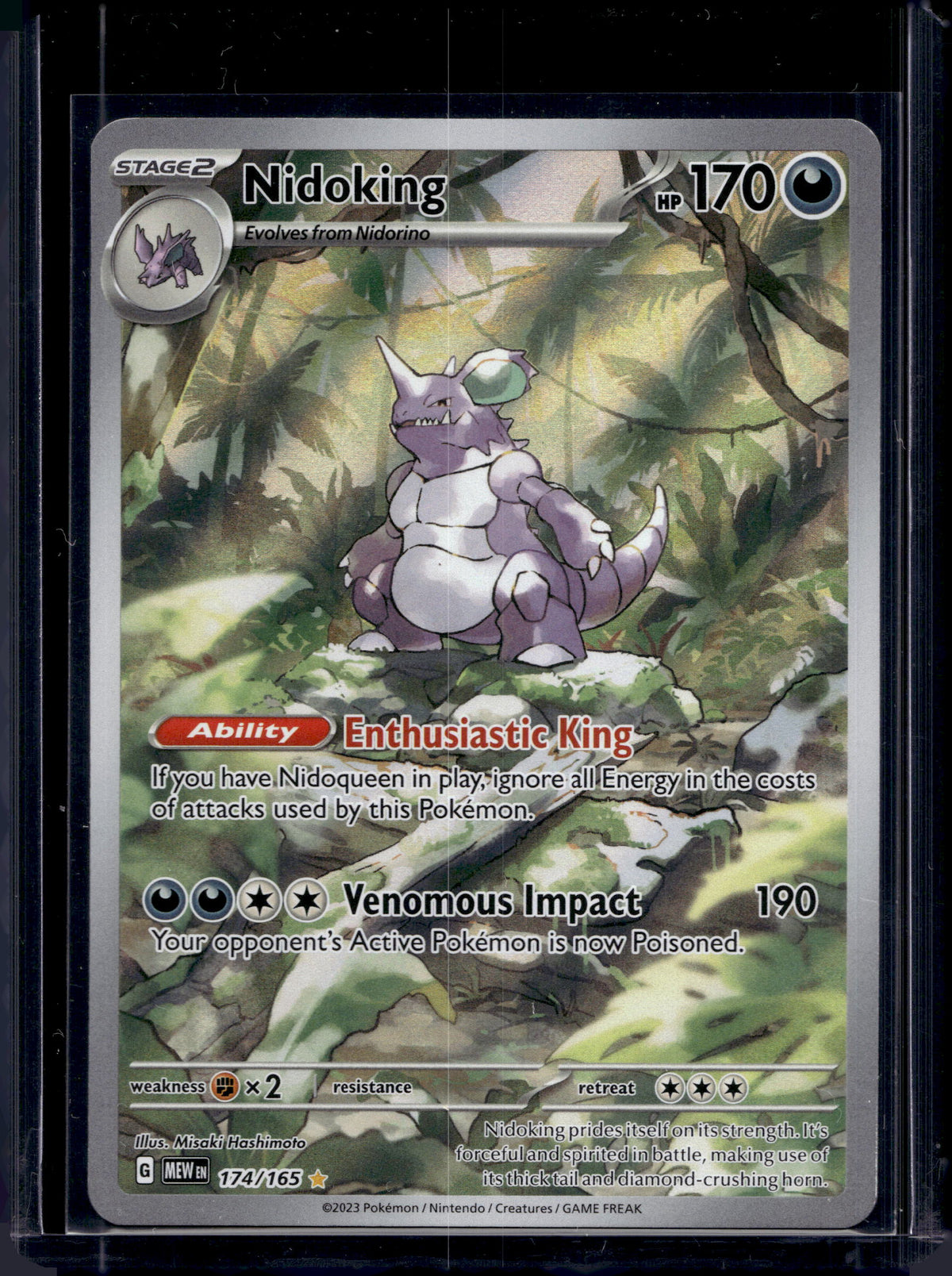 Nidoking 174/165 Raw