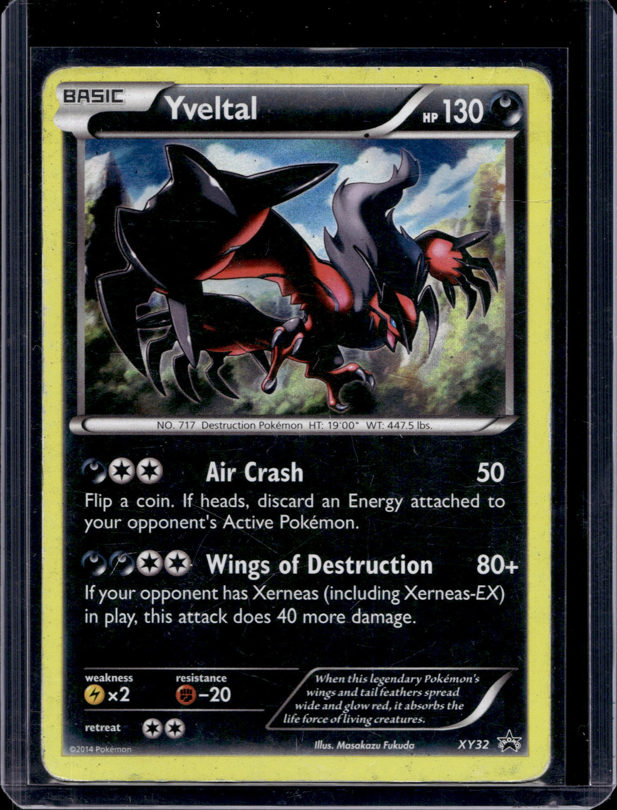 Yveltal - Holofoil - XY32 Raw
